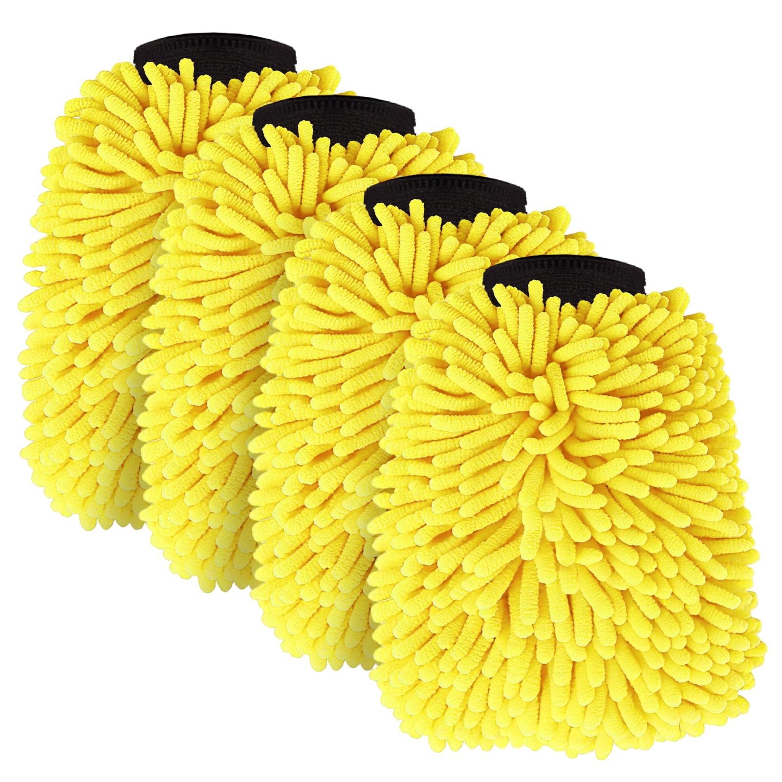 Car Wash Mitt Microfiber (4 Count)