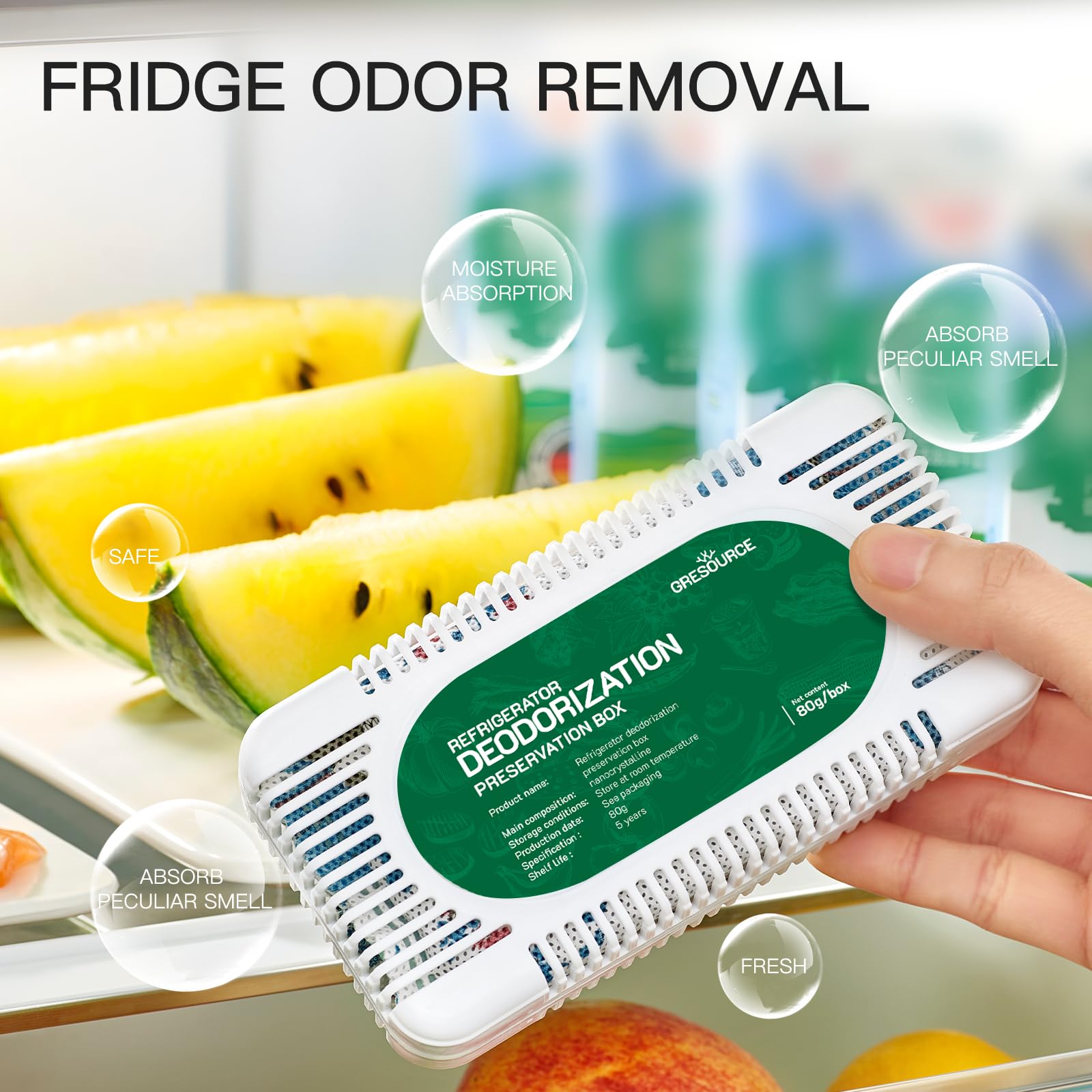 8 Pack Fridge Deodorizer (8 Count)