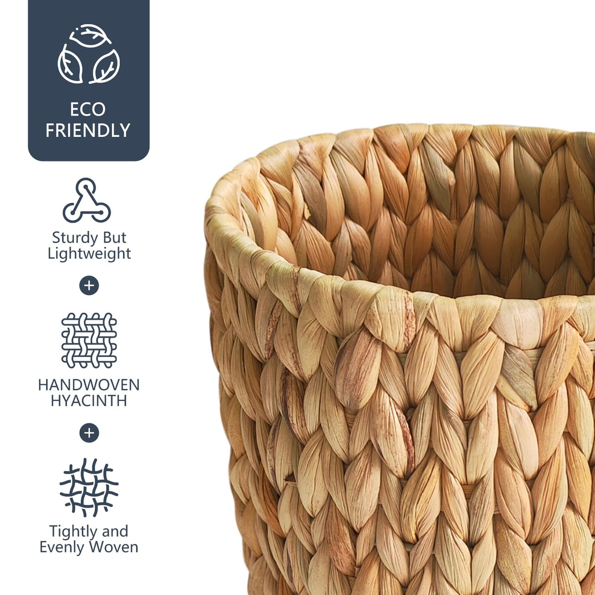 Wicker Trash Can