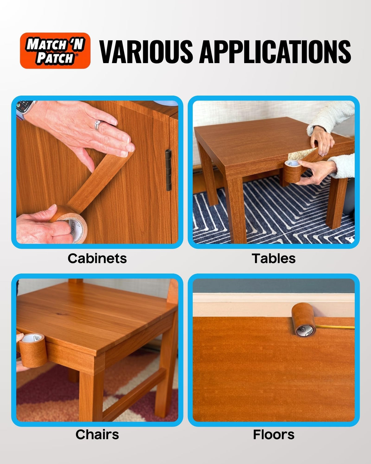 Wood Grain Repair Tape