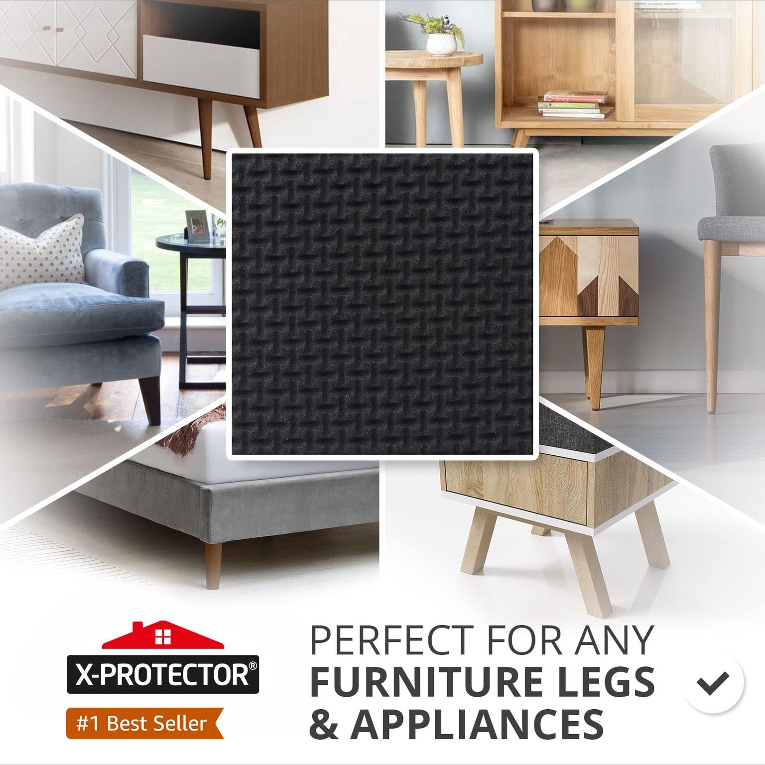 Non Slip Furniture Pads (24 Count)