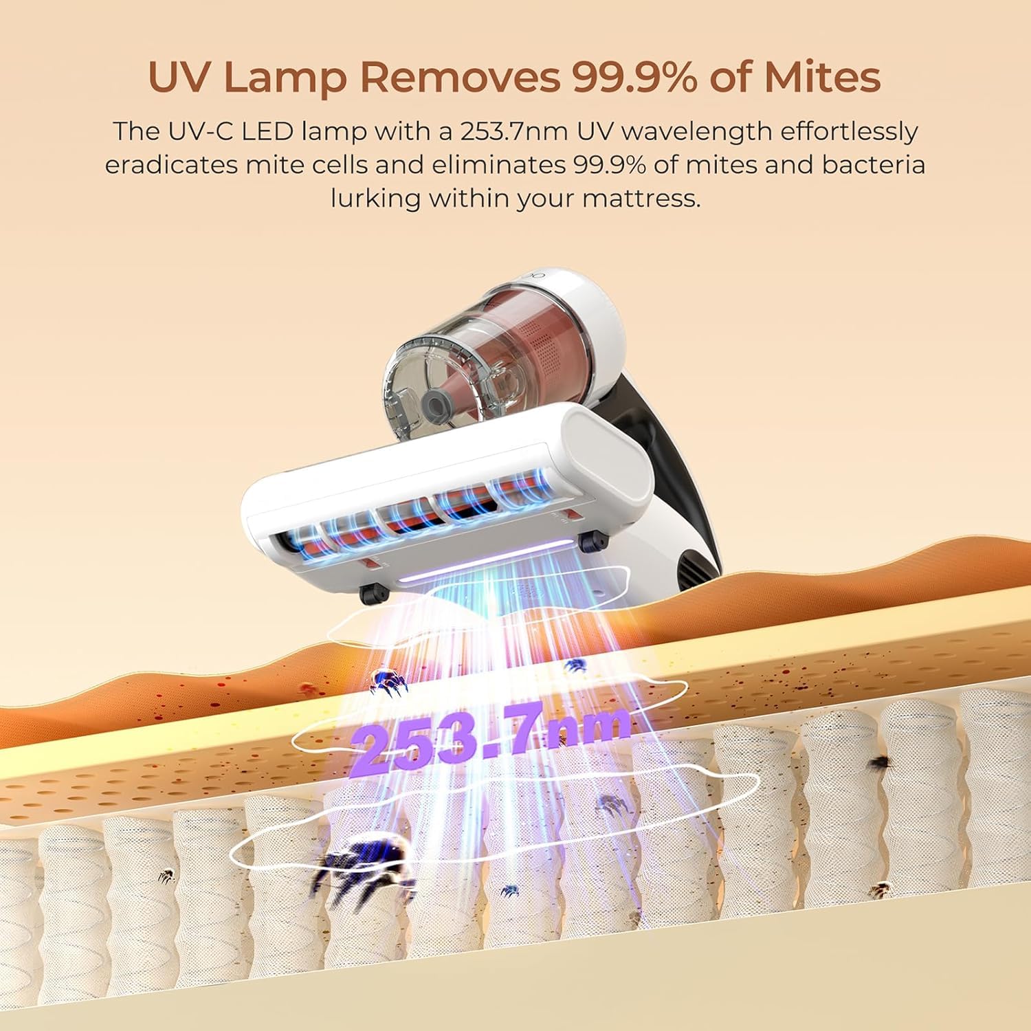 J200 Improve Sleep Mattress Vacuum Cleaner Uv Sanitizing
