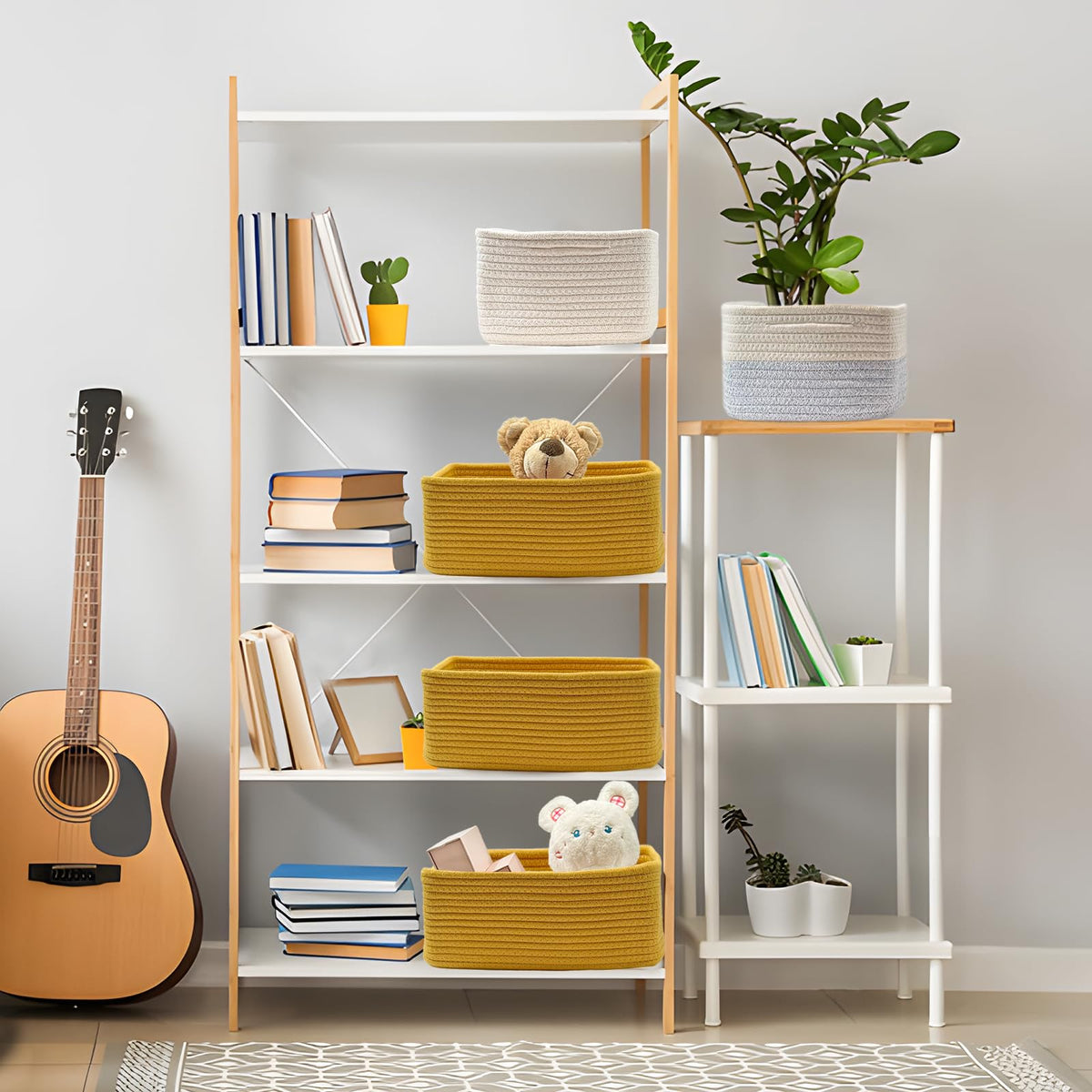 13" x 8.5" x 5.1" Storage Baskets for Organizing (3 Count)