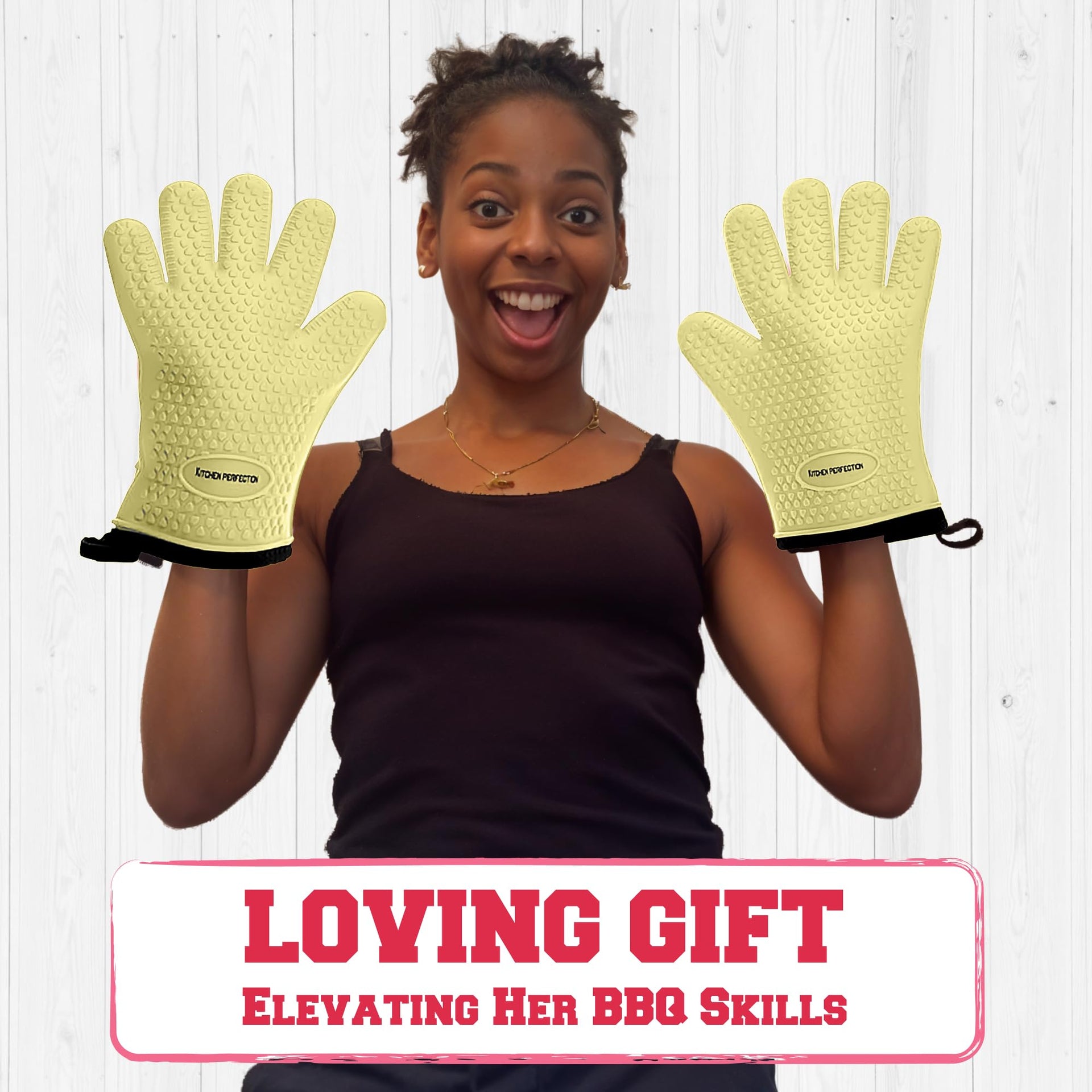 Silicone Smoker BBQ Gloves (2 Count)