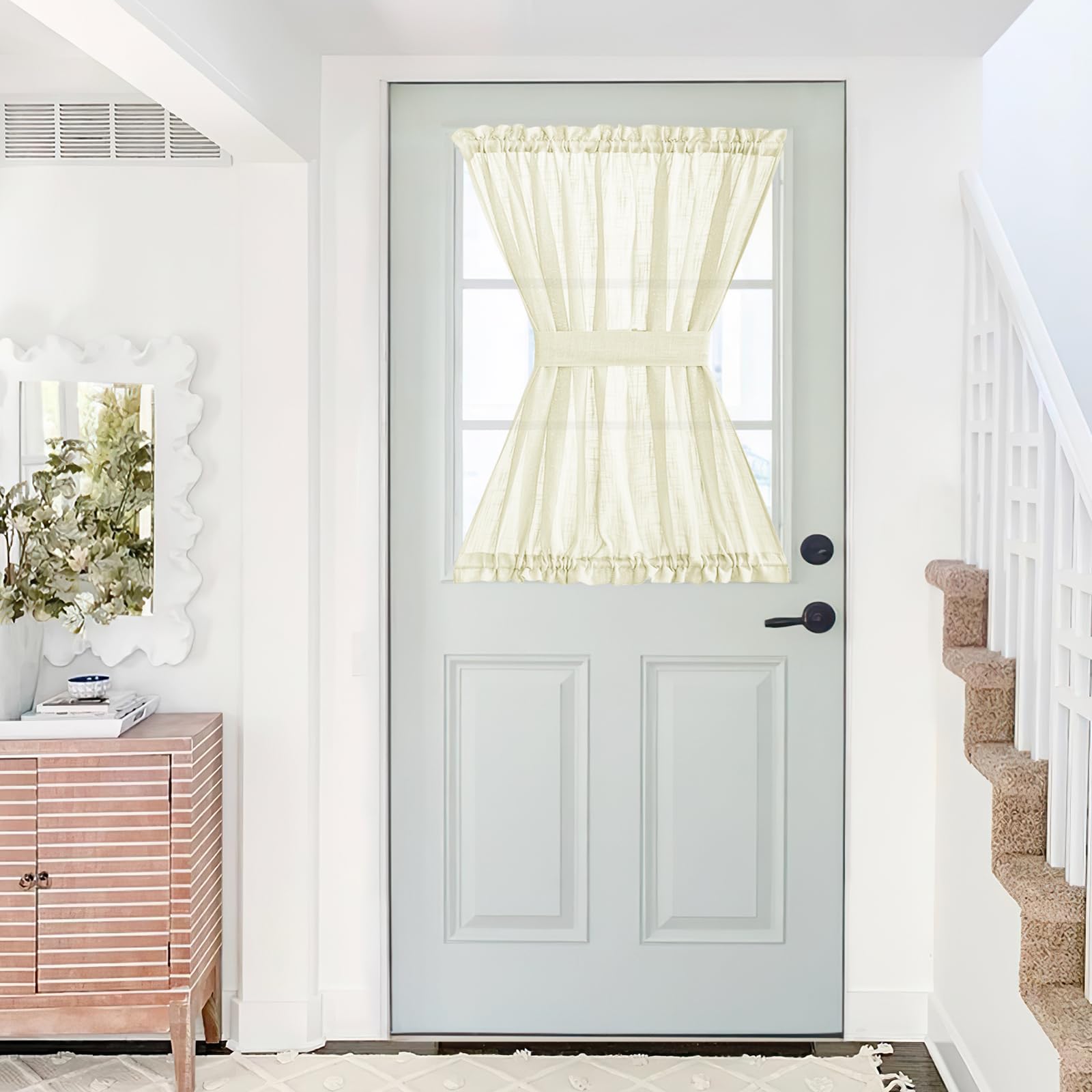French Sheer Door Panel