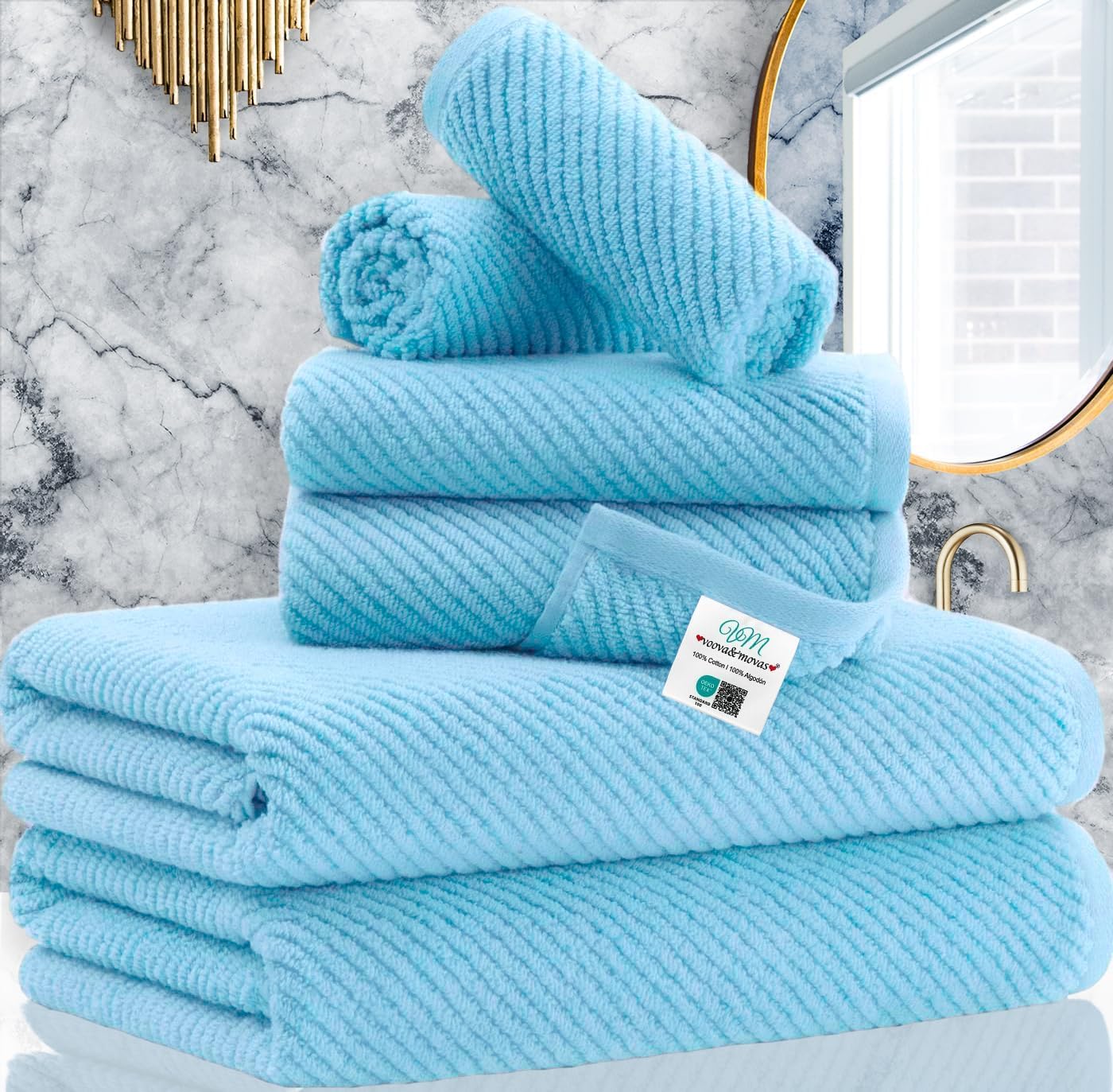 6PC Towel Set (6 Count)