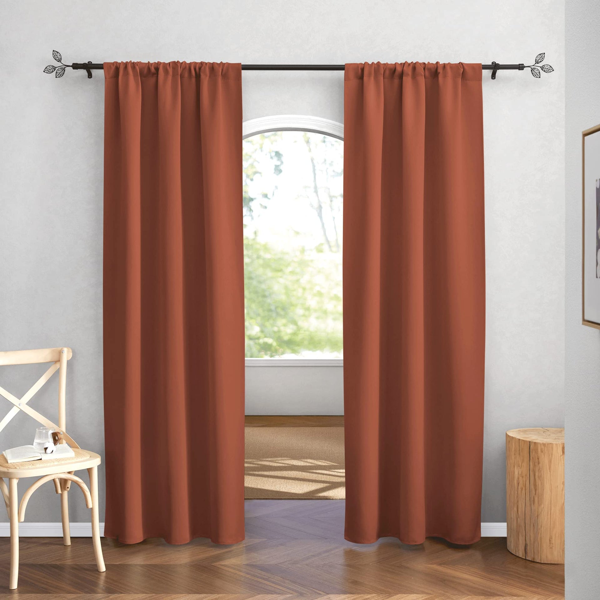 Blackout Curtains for Bedroom Living Dining Room 84 inches Long (2 Count)