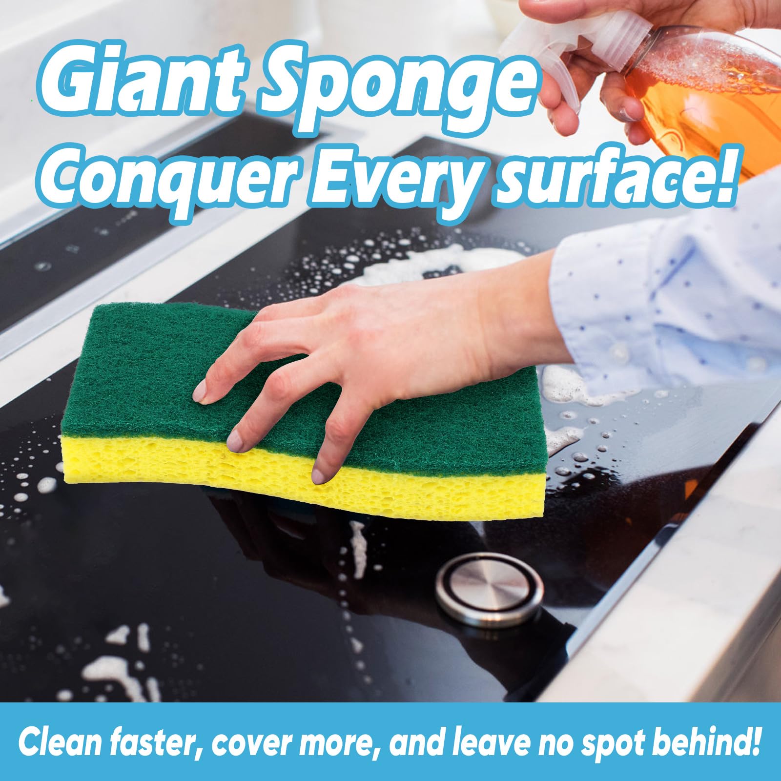 XL Scrub Sponges Kitchen 6Count (6 Count)