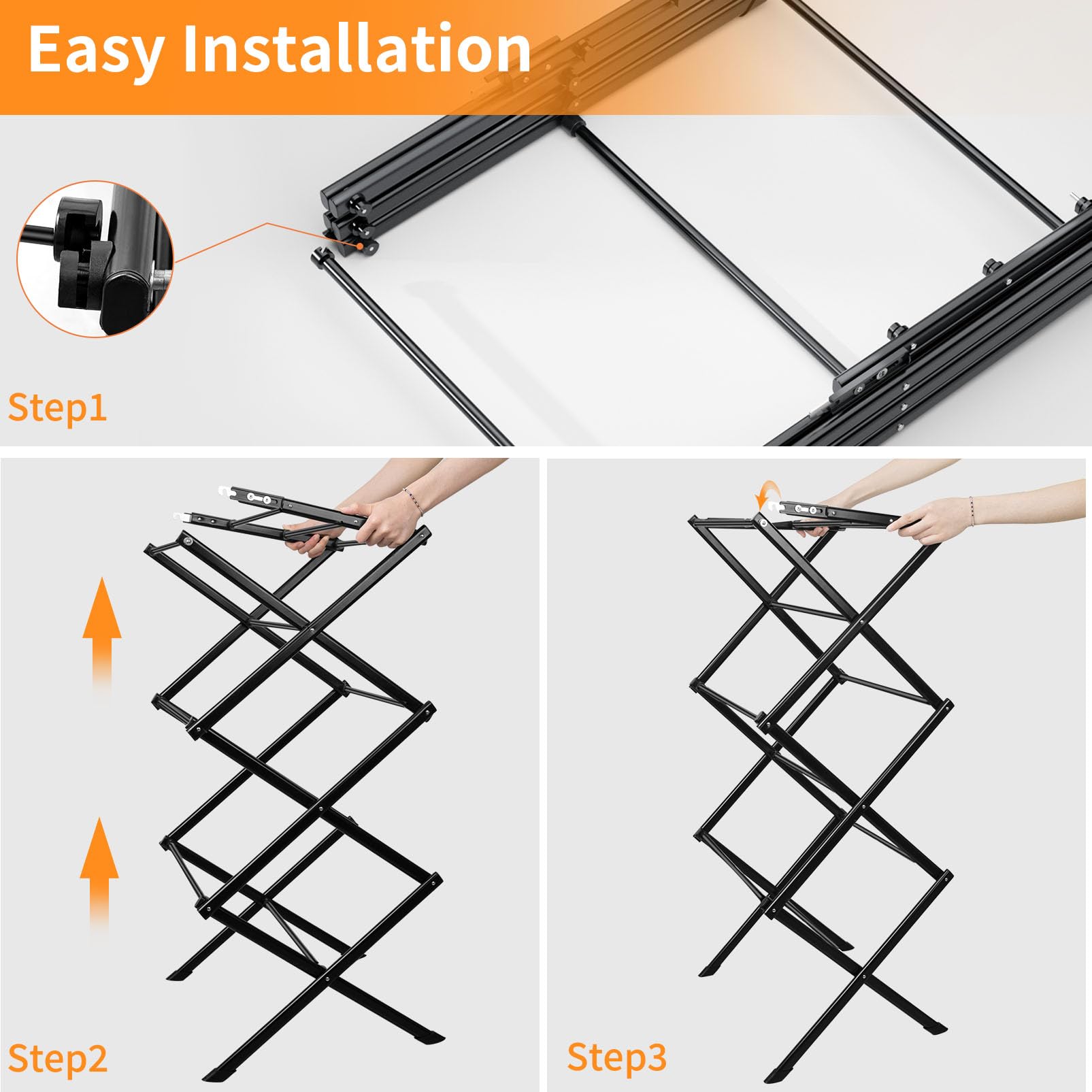 3 Tier Clothes Drying Rack