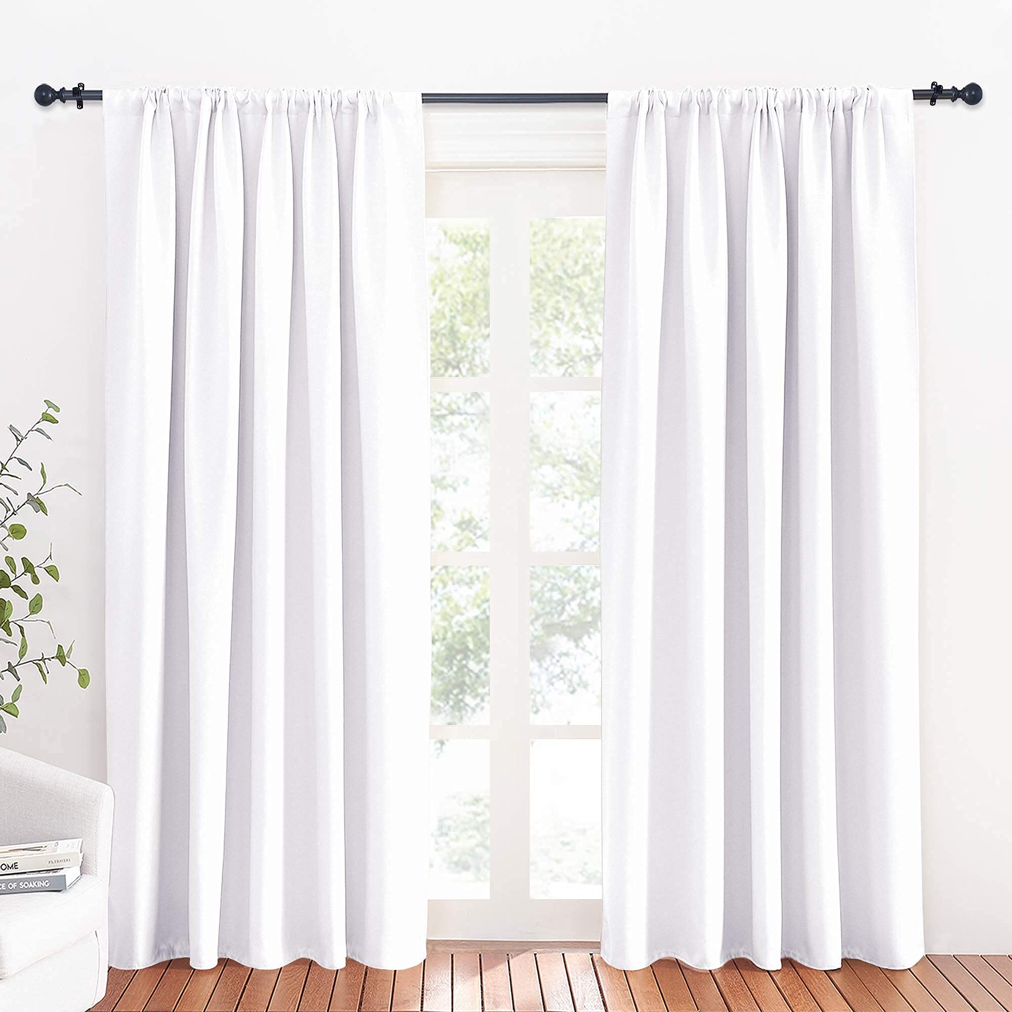 Large Curtains for Bedroom Living Room Dining Room 84 inches Long (2 Count)
