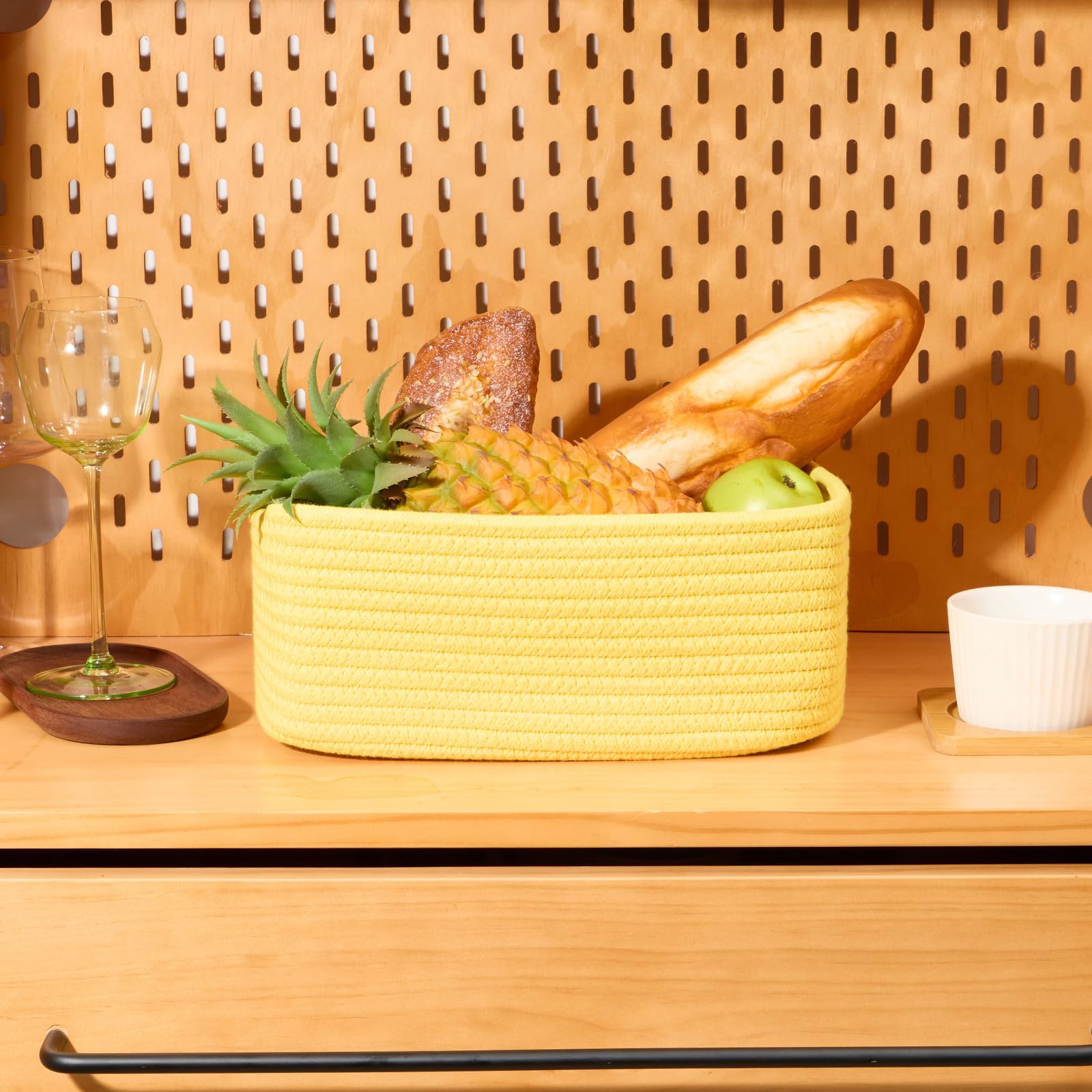 Small Storage Baskets for Organizing (4 Count)