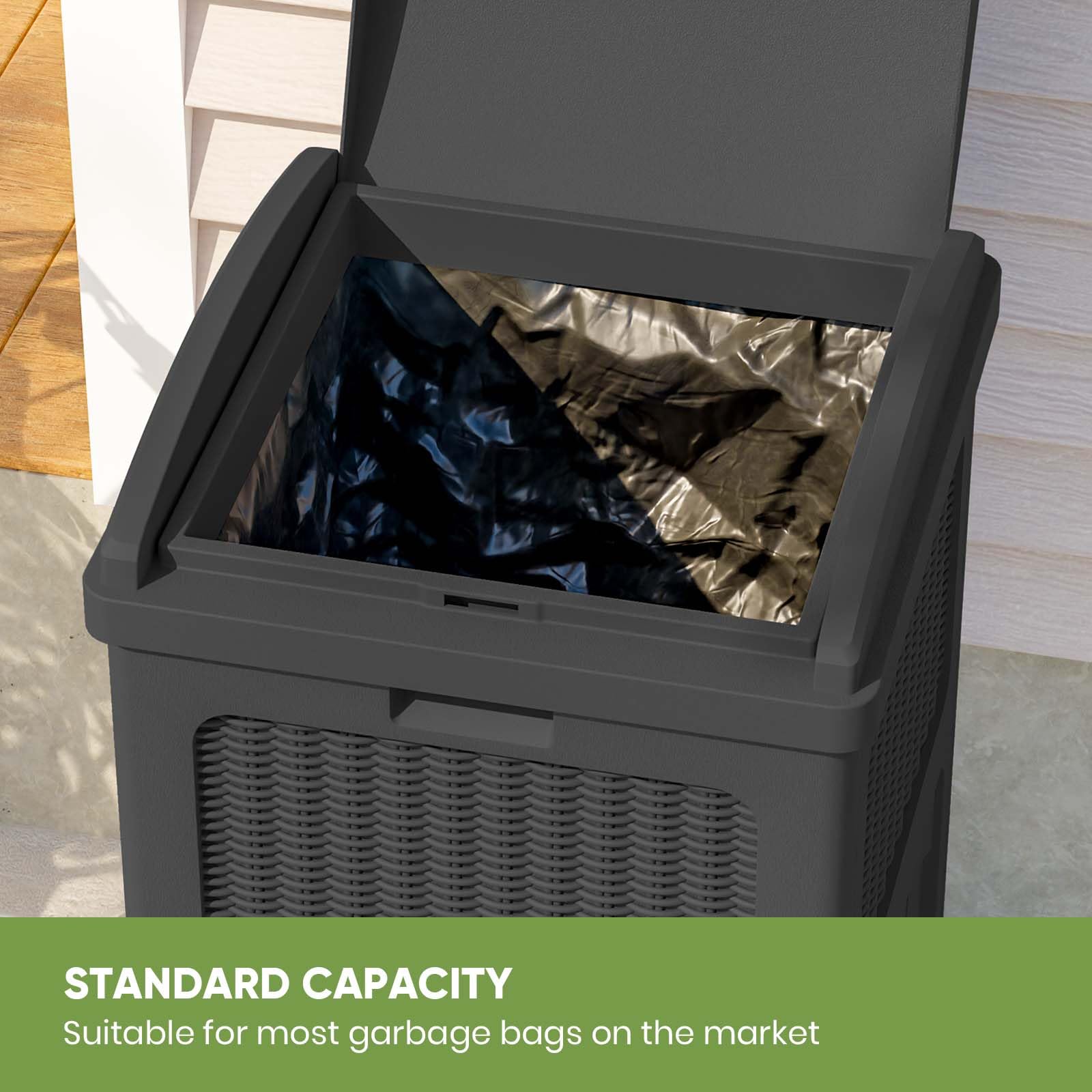 36 Gallon Outdoor Trash Can (2 Count)