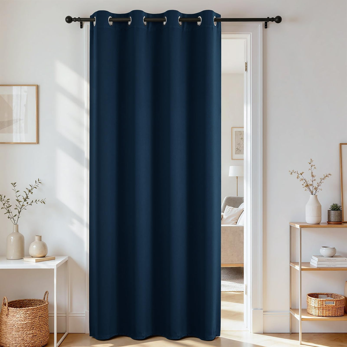Door Curtain Blackout Curtains for Doorway Privacy Closet Drapes