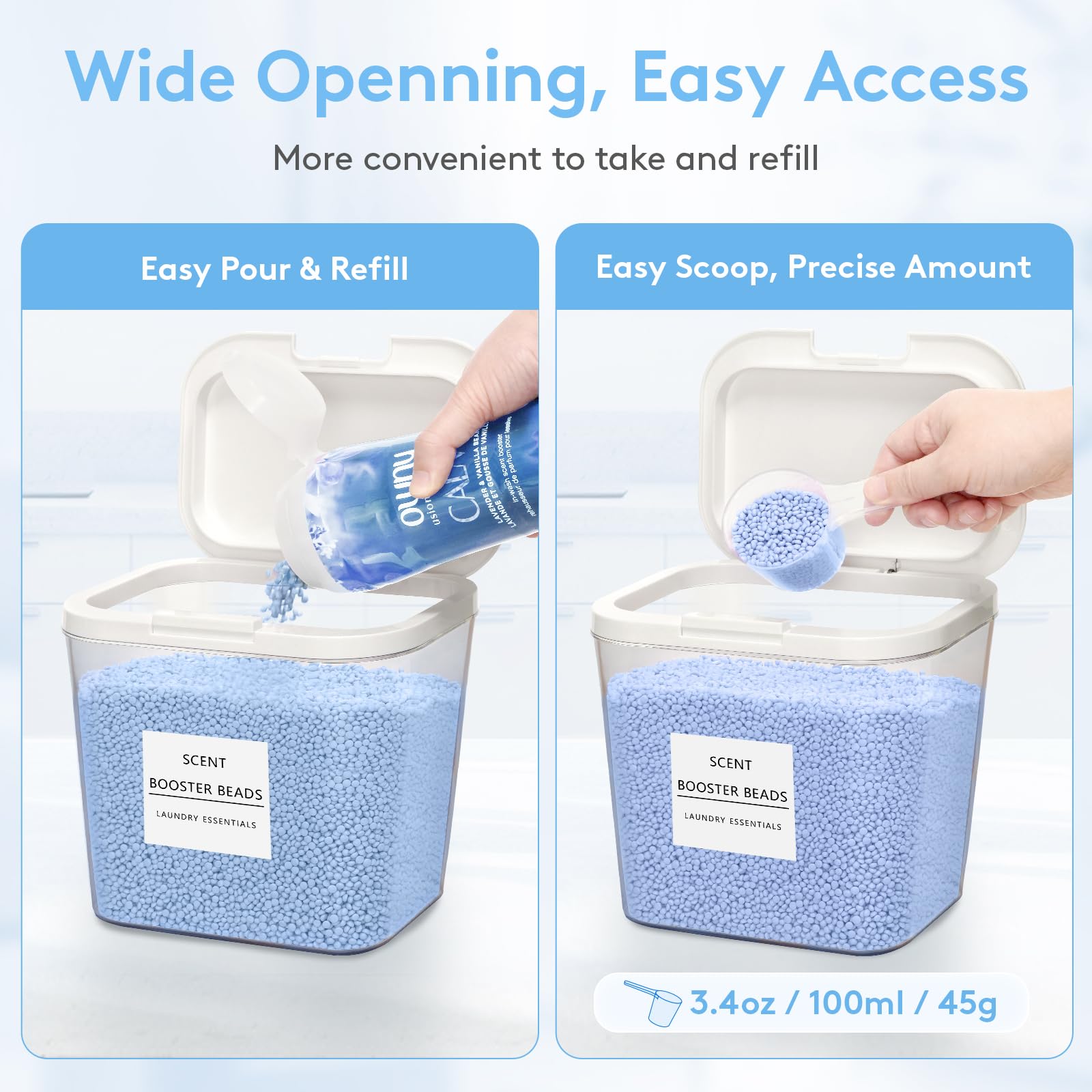 Laundry Pods Container with Pop (3 Count)
