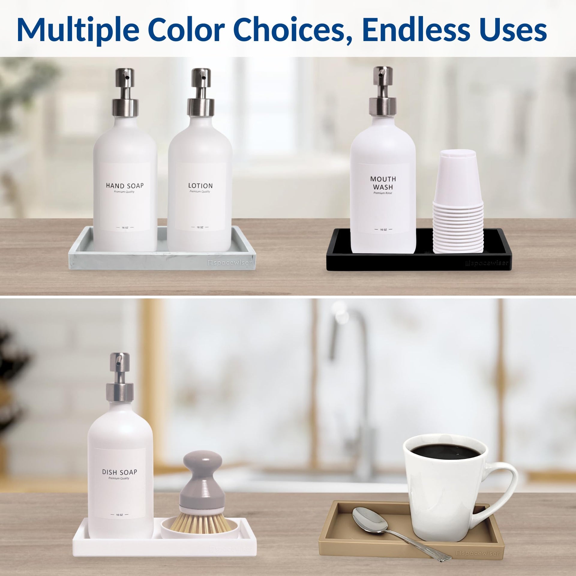 Countertop & Vanity Silicone Tray