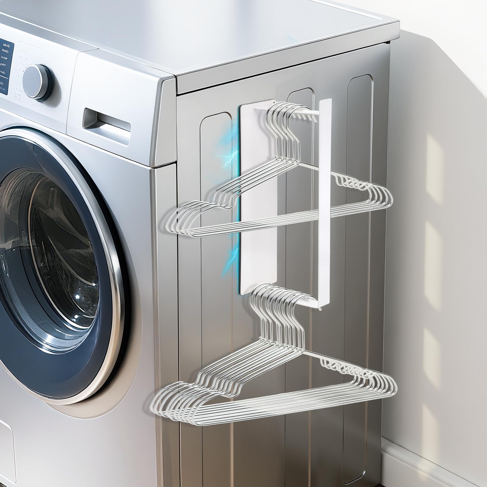 Magnetic Hanger Organizer for Washing Machine