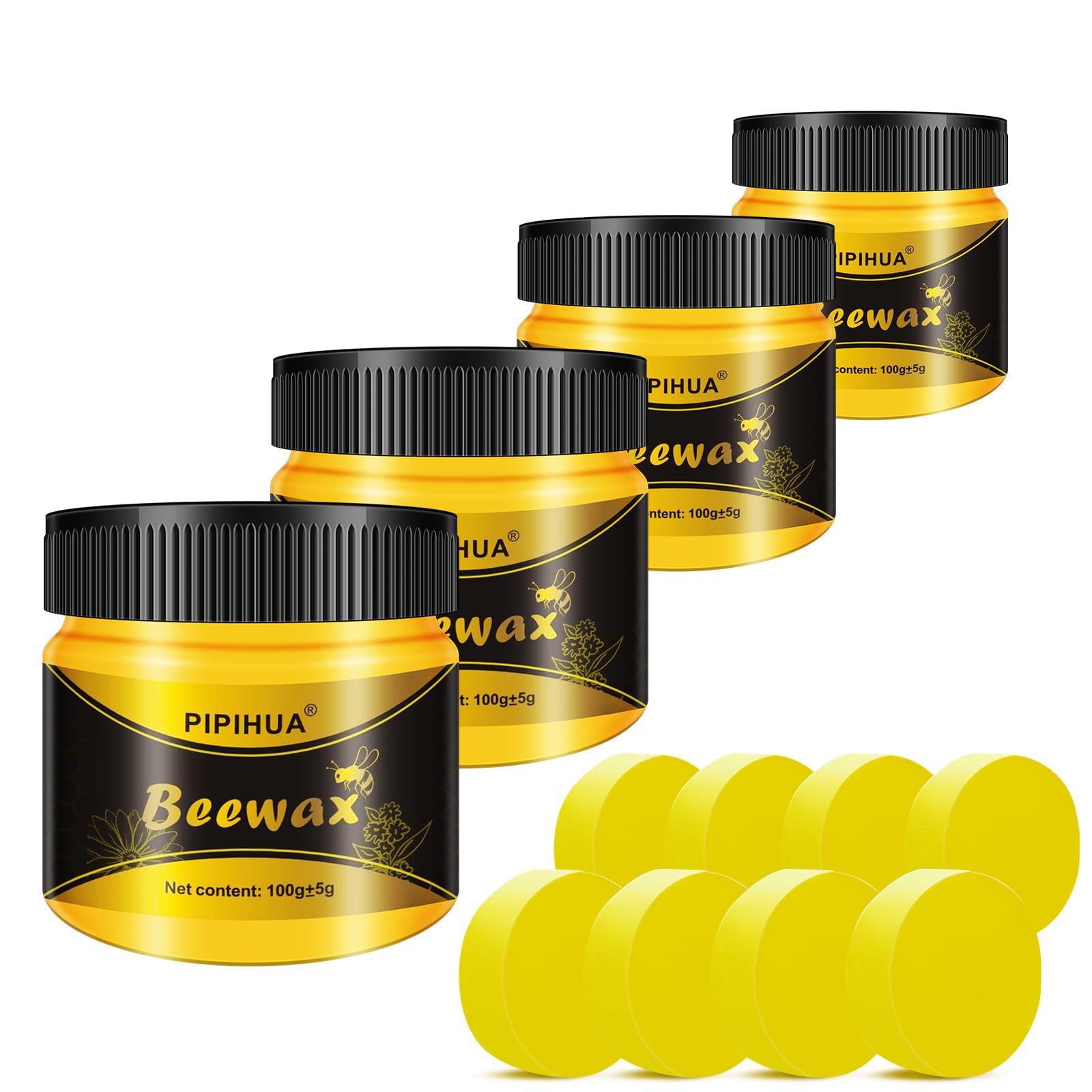 Beeswax Polish and Conditioner for Wood Furniture (14.2 Ounce)