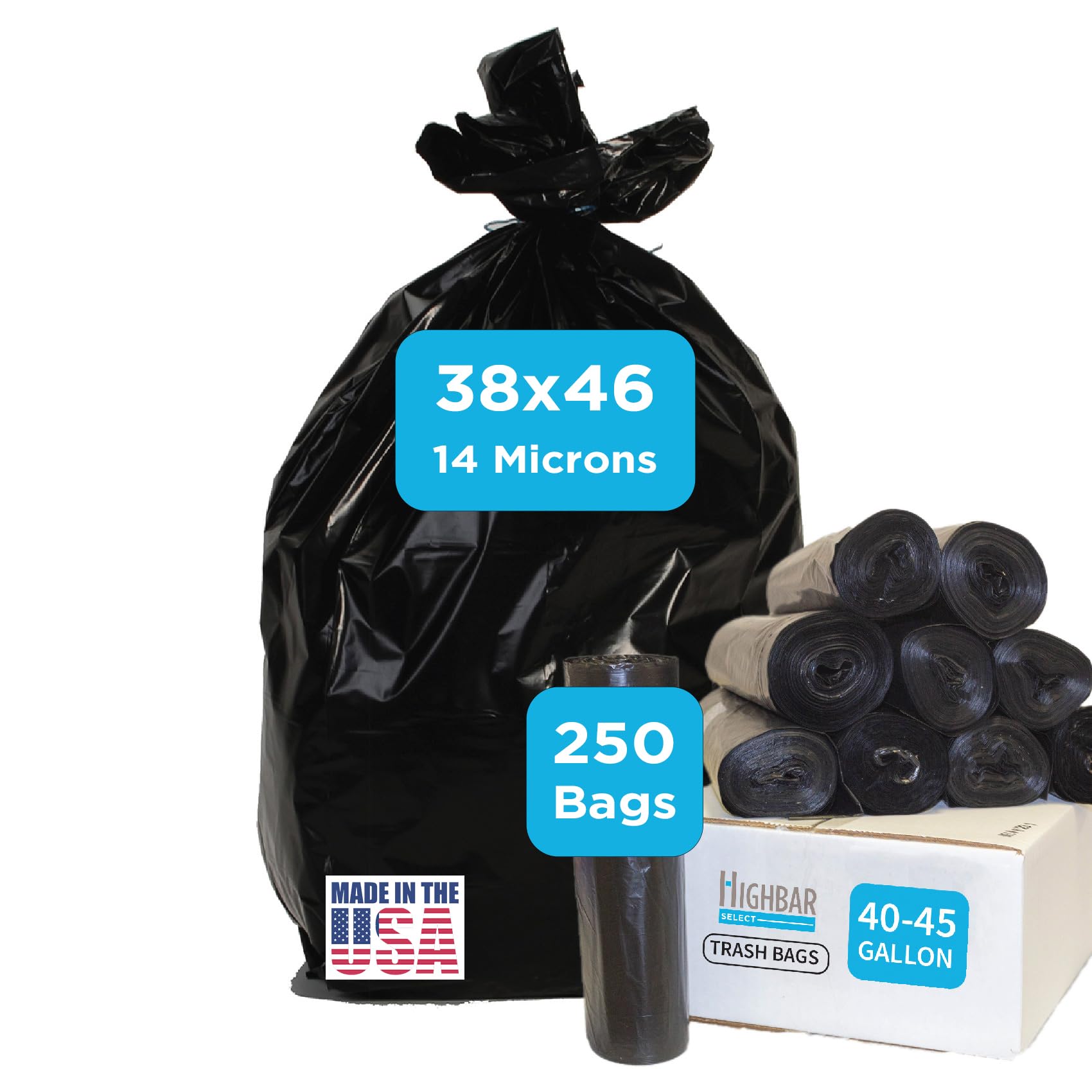 Black Garbage Bags