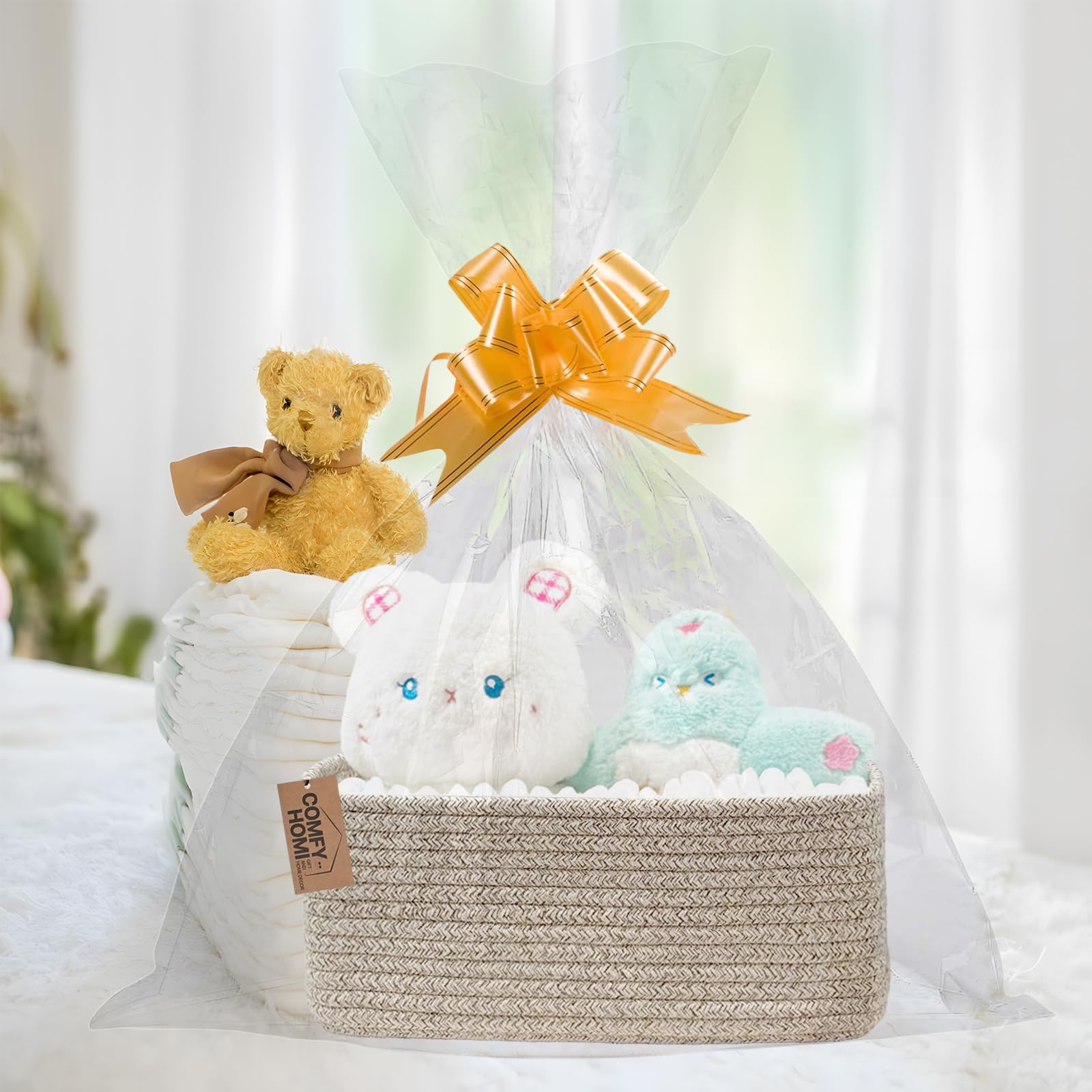 COMFY HOMI 11.5"x7.5"x4.7" Storage Baskets for Organizing (3 Count)