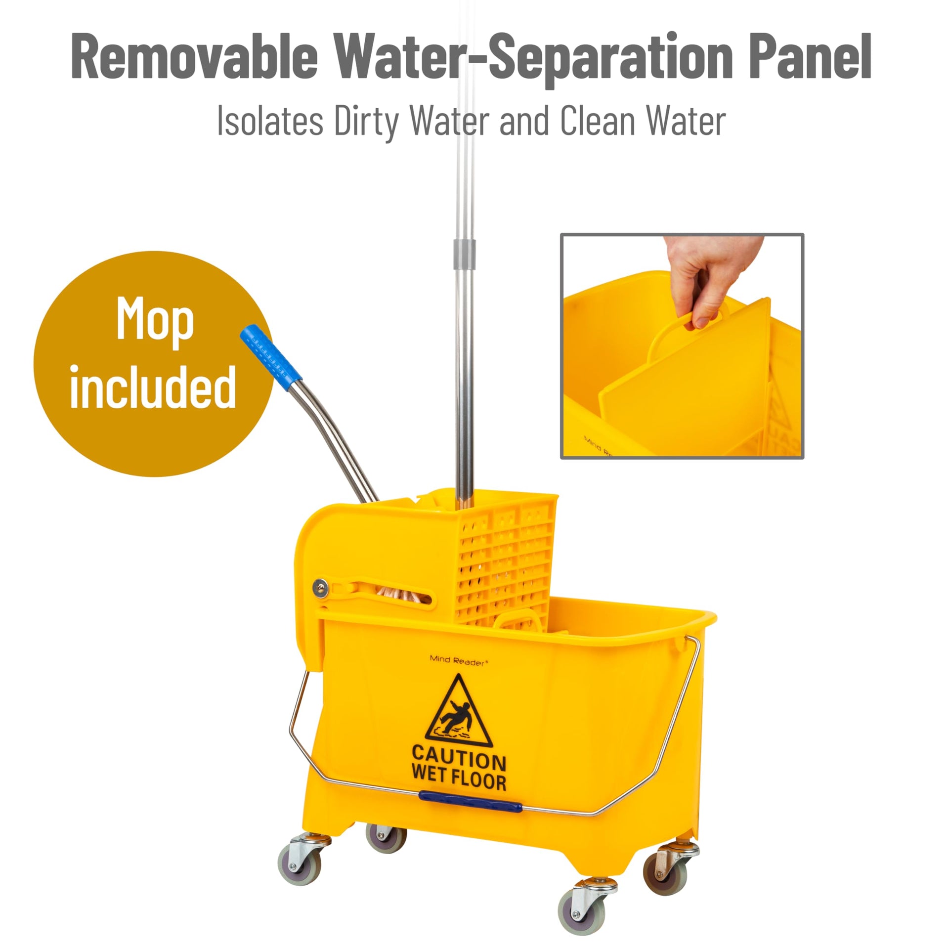 Mop and Bucket Set with Wringer