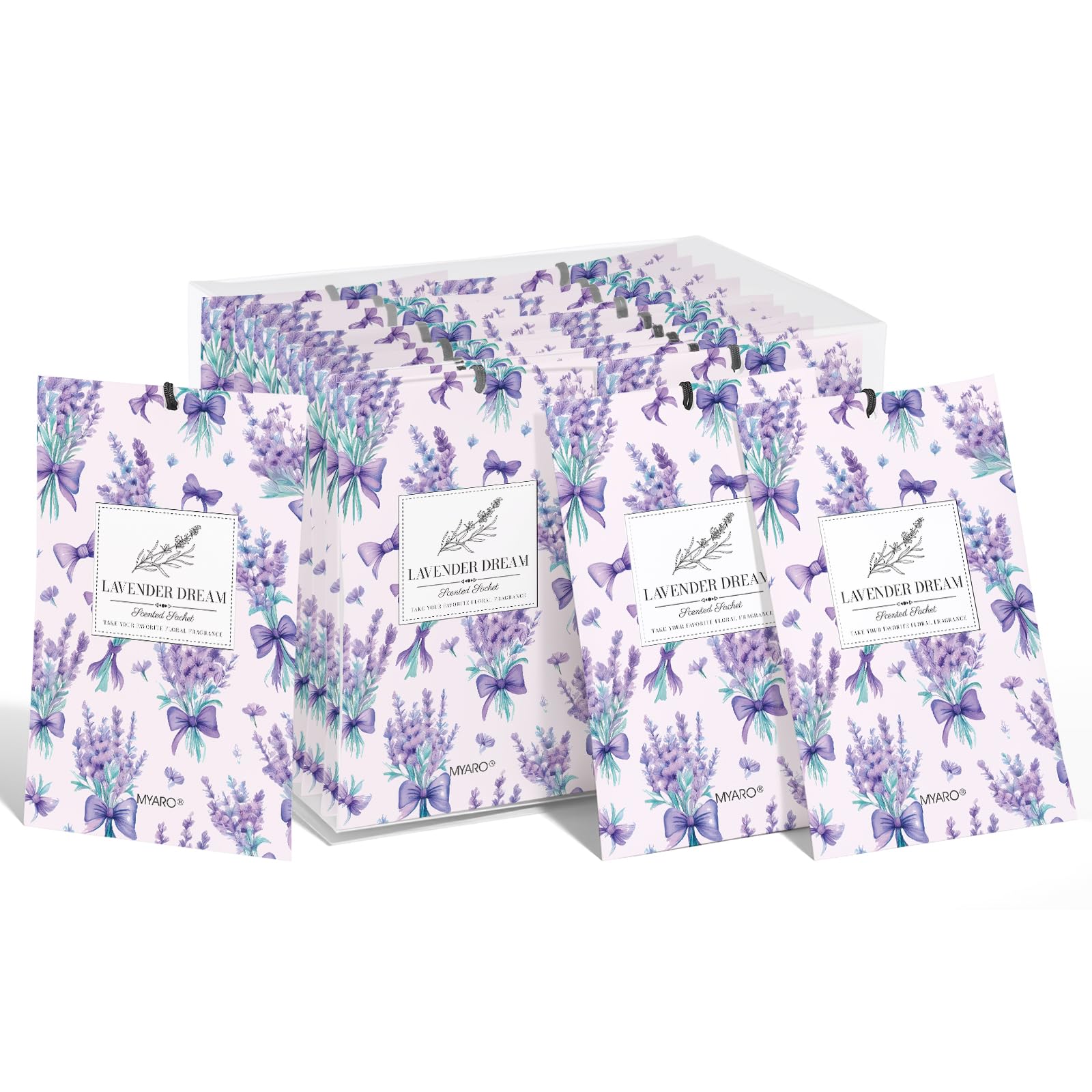 20 Pack Lavender Scented Sachets (20 Count)