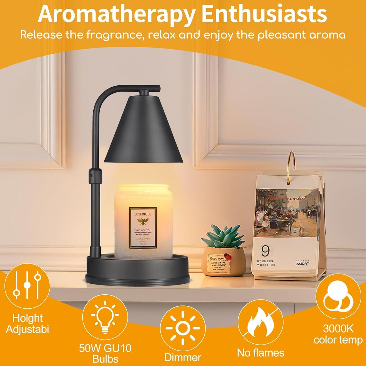 Candle Warmer Lamp Electric Candle Lamp Birthday Gifts for Women Mom