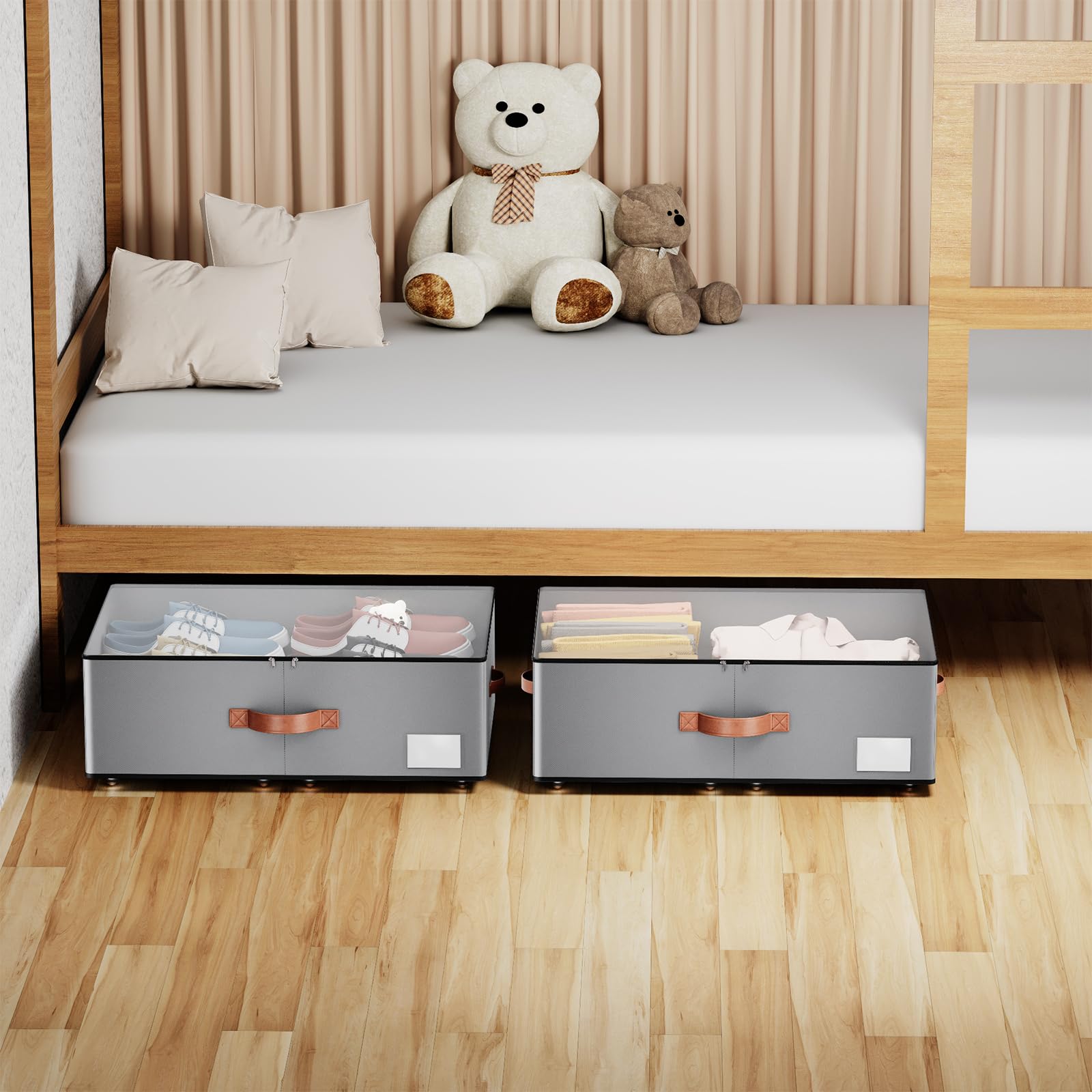 Under bed Storage With Wheels (2 Count)