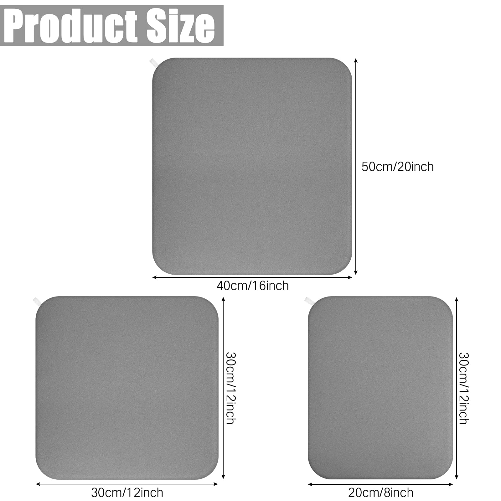 3 Pcs Heat Press Mats Compatible with Easypress 2 (3 Count)