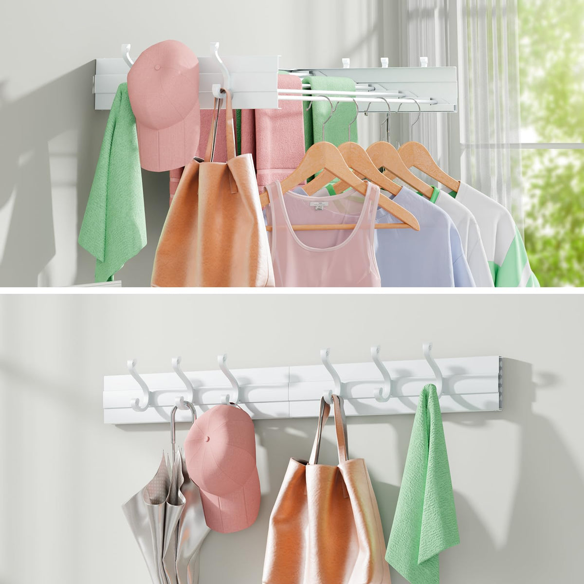Wall Mounted Drying Rack 31.5"