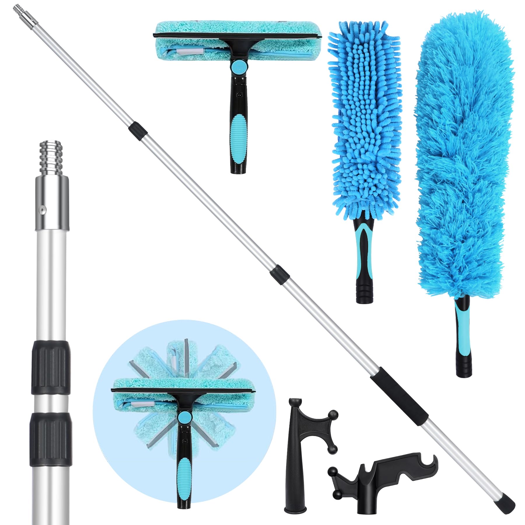 15 Foot High Ceiling Duster Kit with 4
