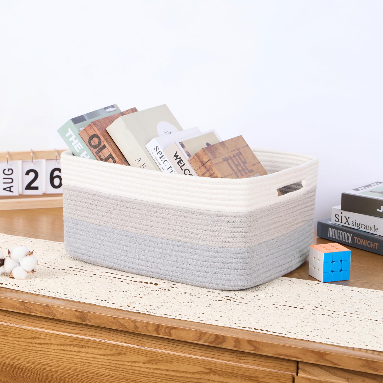 Large Storage Baskets for Organizing (4 Count)