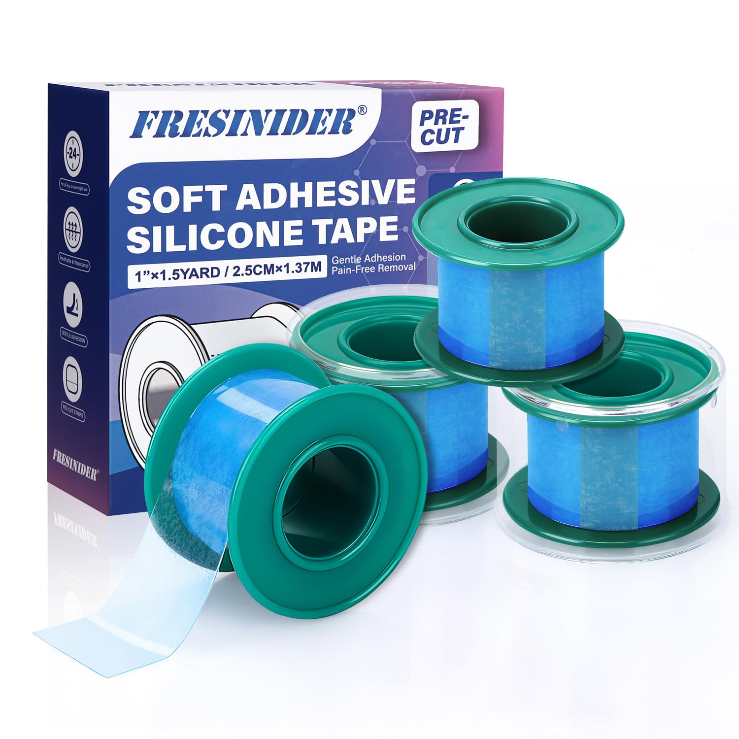 Silicone Medical Tape (4 Count)