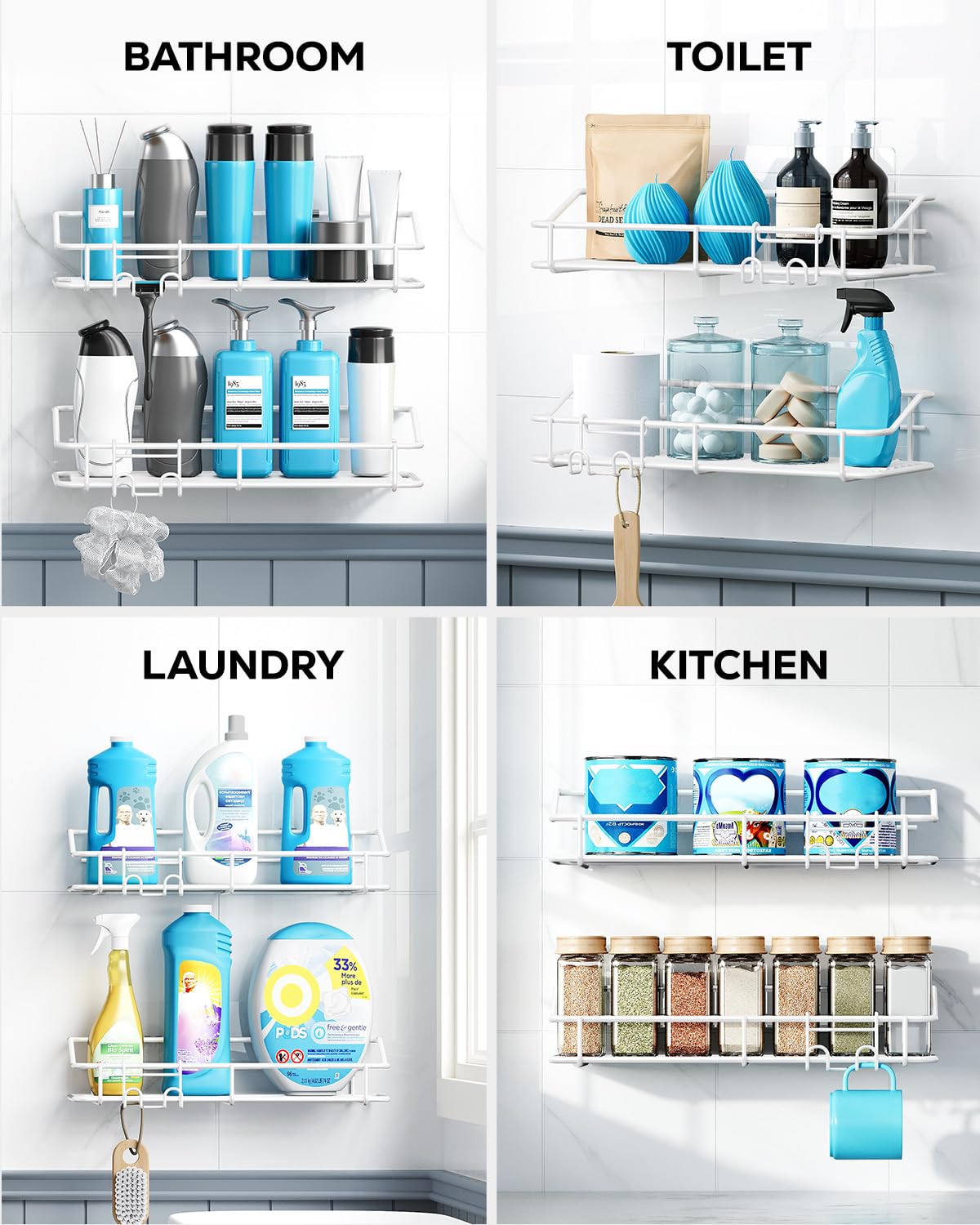 Shower Caddy Adhesive (2 Count)