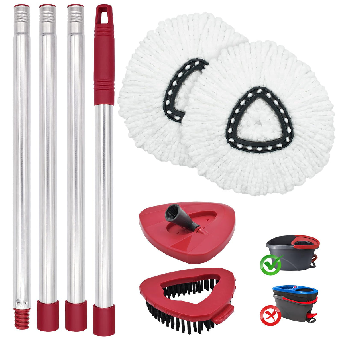 Mop Head Replacement (5 Count)