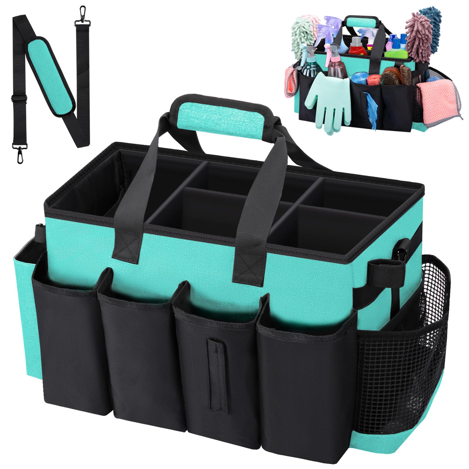 Wearable Large Cleaning Caddy Bag for Housekeepers