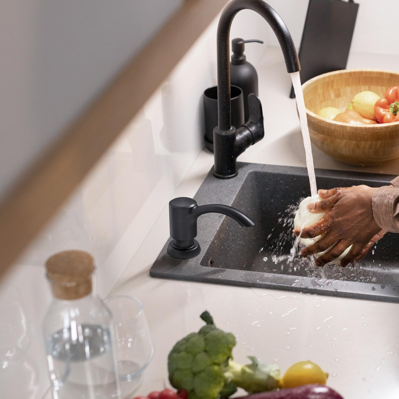 Built in Kitchen Sink Soap Dispenser with Extension Tube Kit