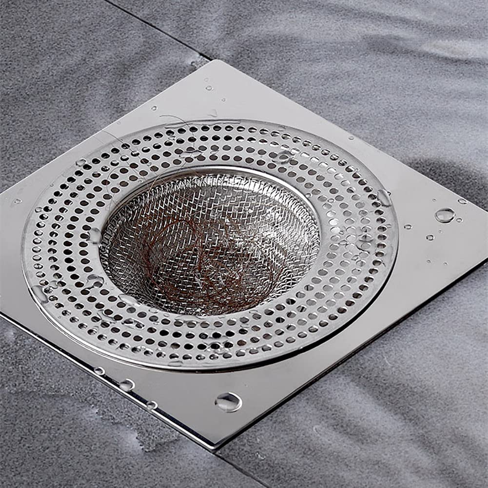 2pcs Heavy Duty Stainless Steel Slop Basket Filter Trap (2 Count)