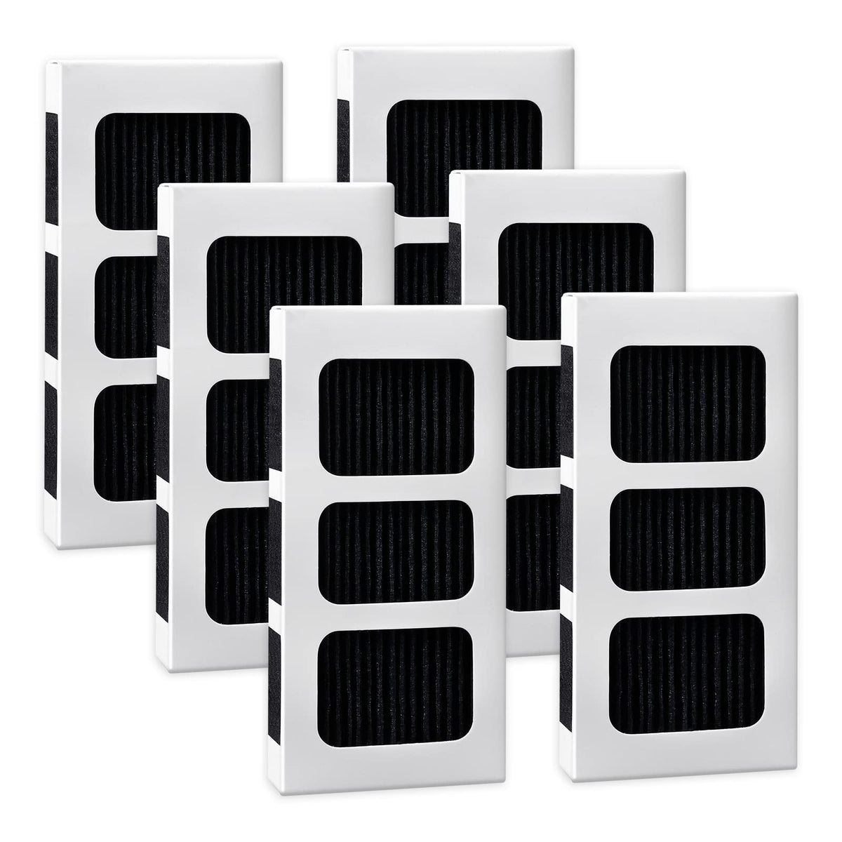 Paultra2 Refrigerator Air Filter Compatible with Frigidaire Pureair (6 Count)