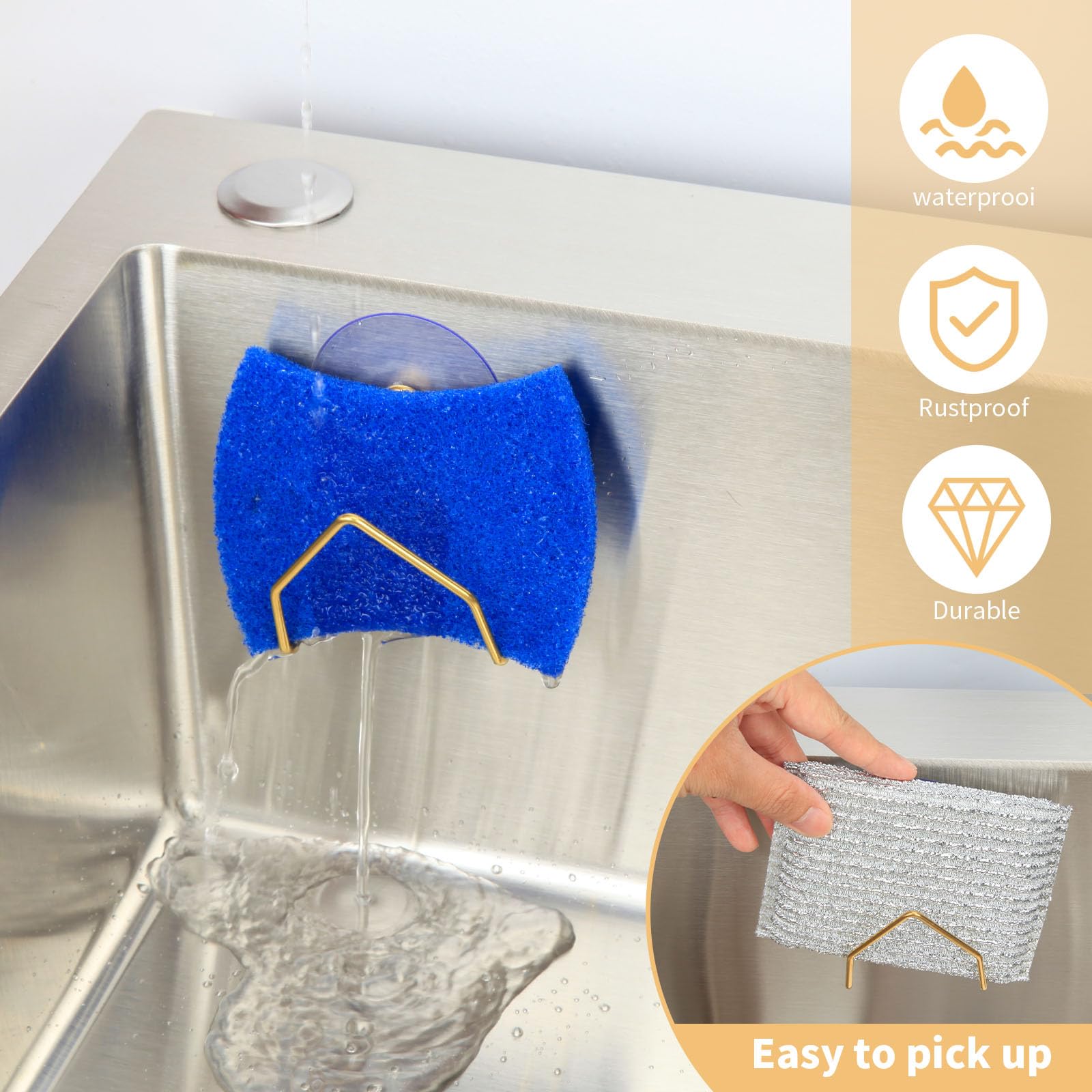 Sponge Holder for Kitchen Sink