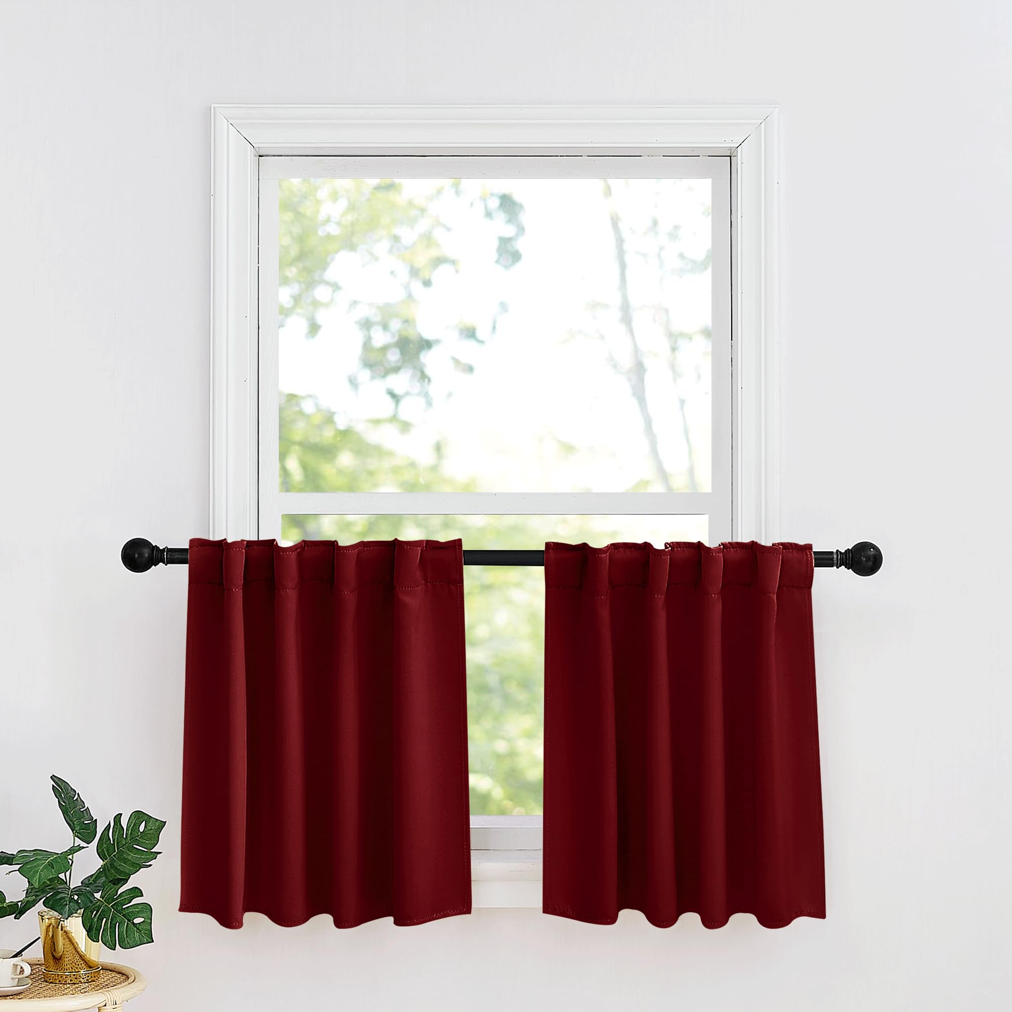 Kitchen Window Curtains (2 Count)
