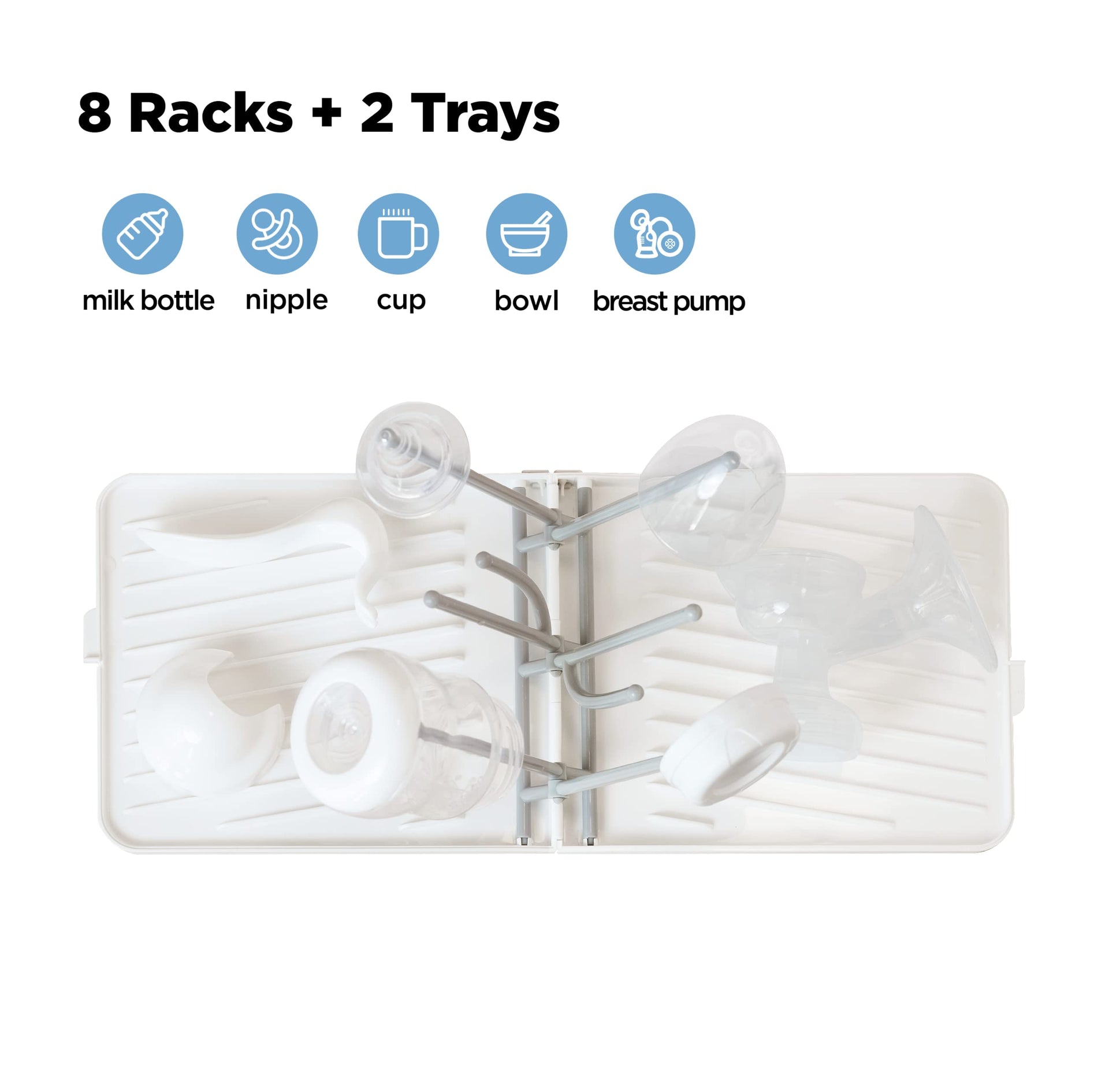 Baby Bottle Drying Rack with Drainer