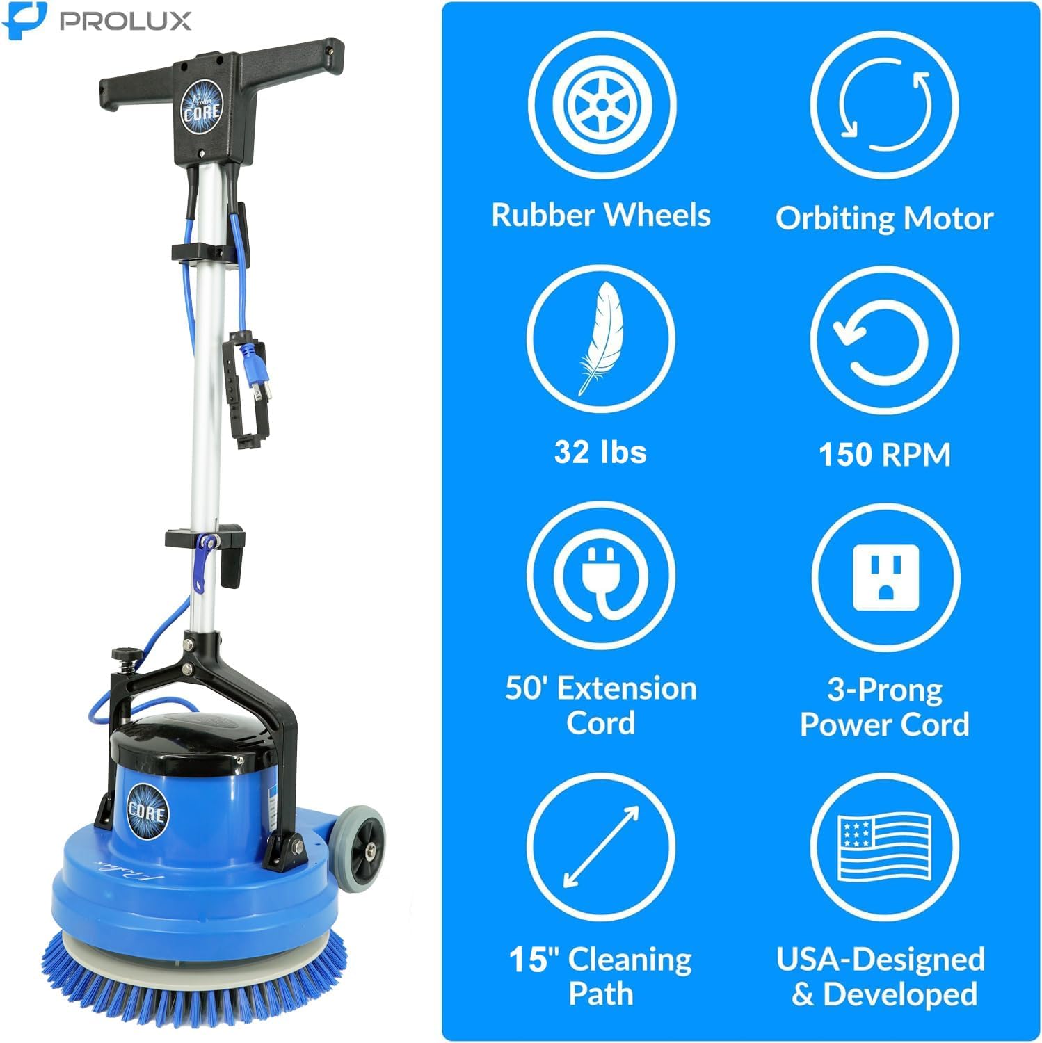 Core Heavy Duty Single Pad Commercial Polisher
