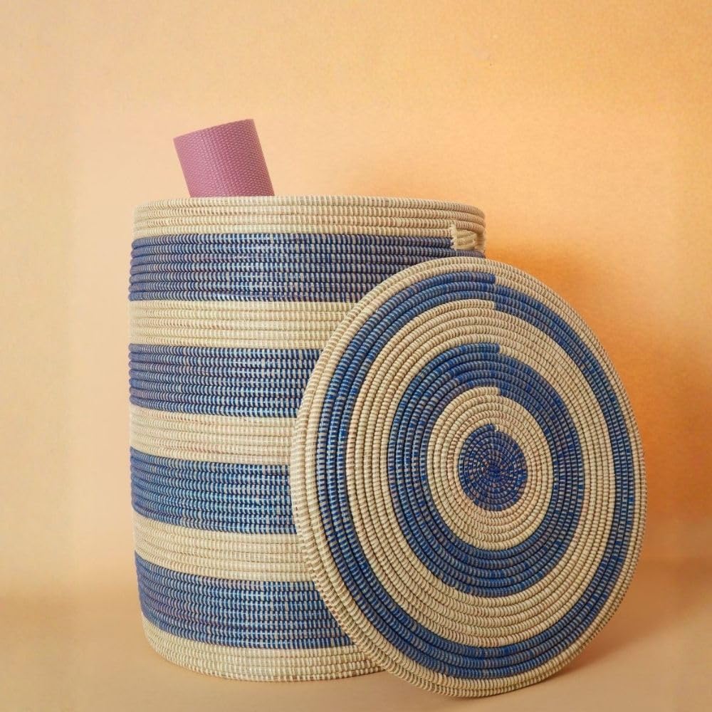 Large Storage Basket with Lid