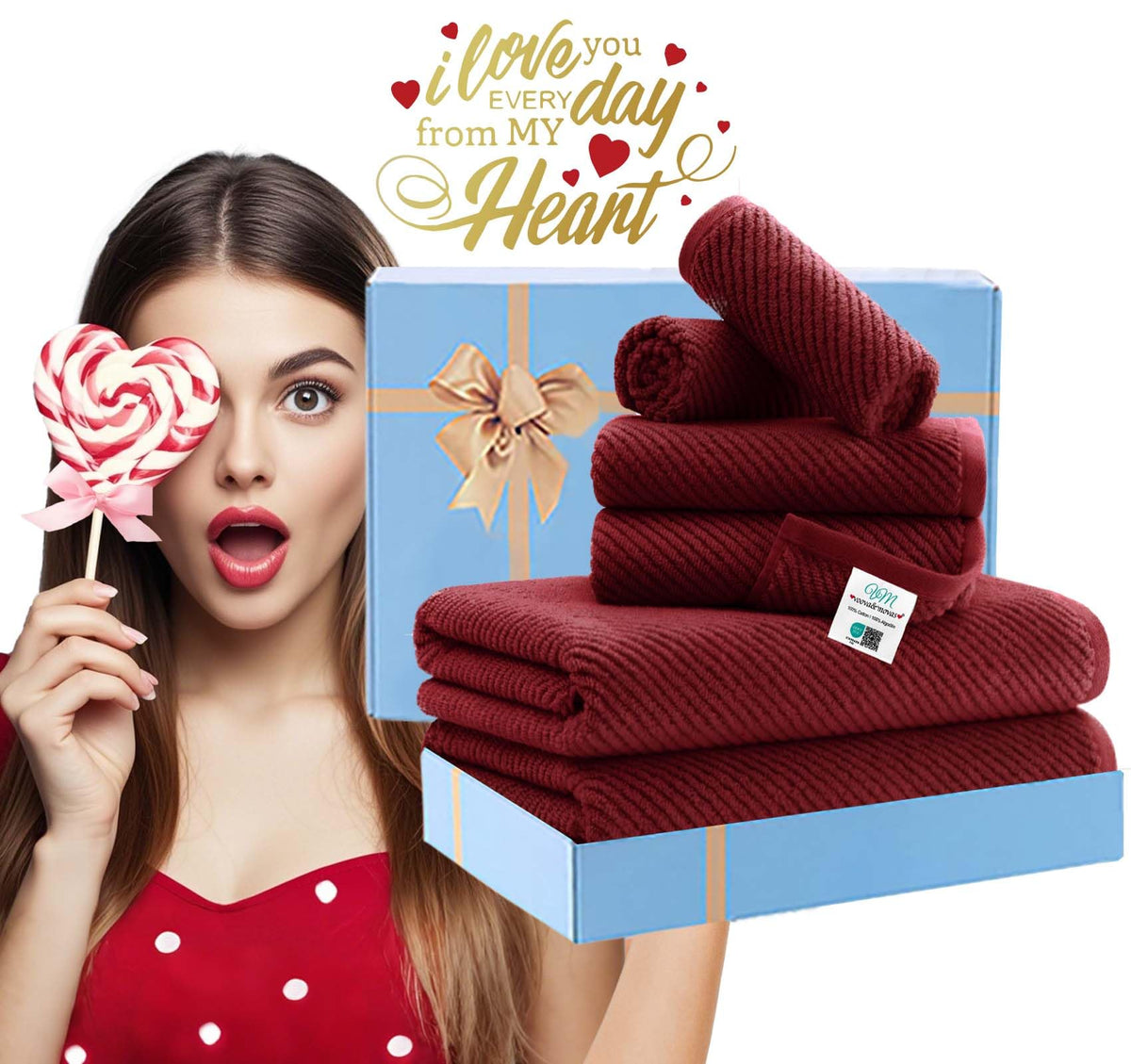 6PC Towel Set (6 Count)