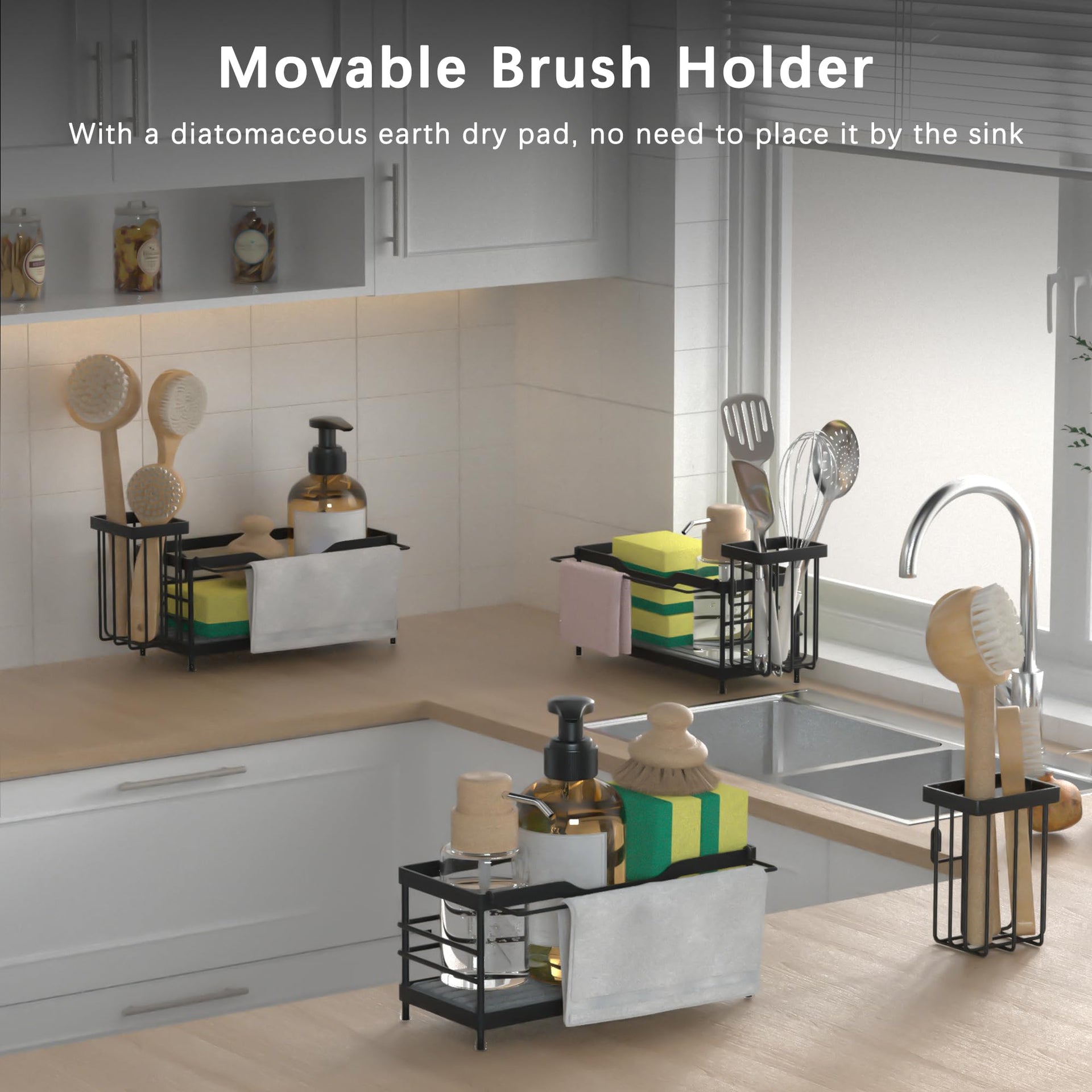 Sponge Holder for Kitchen Sink