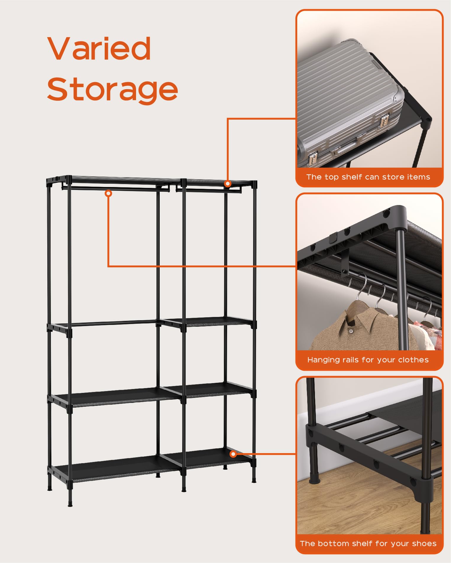 Clothes Rack Portable Closet