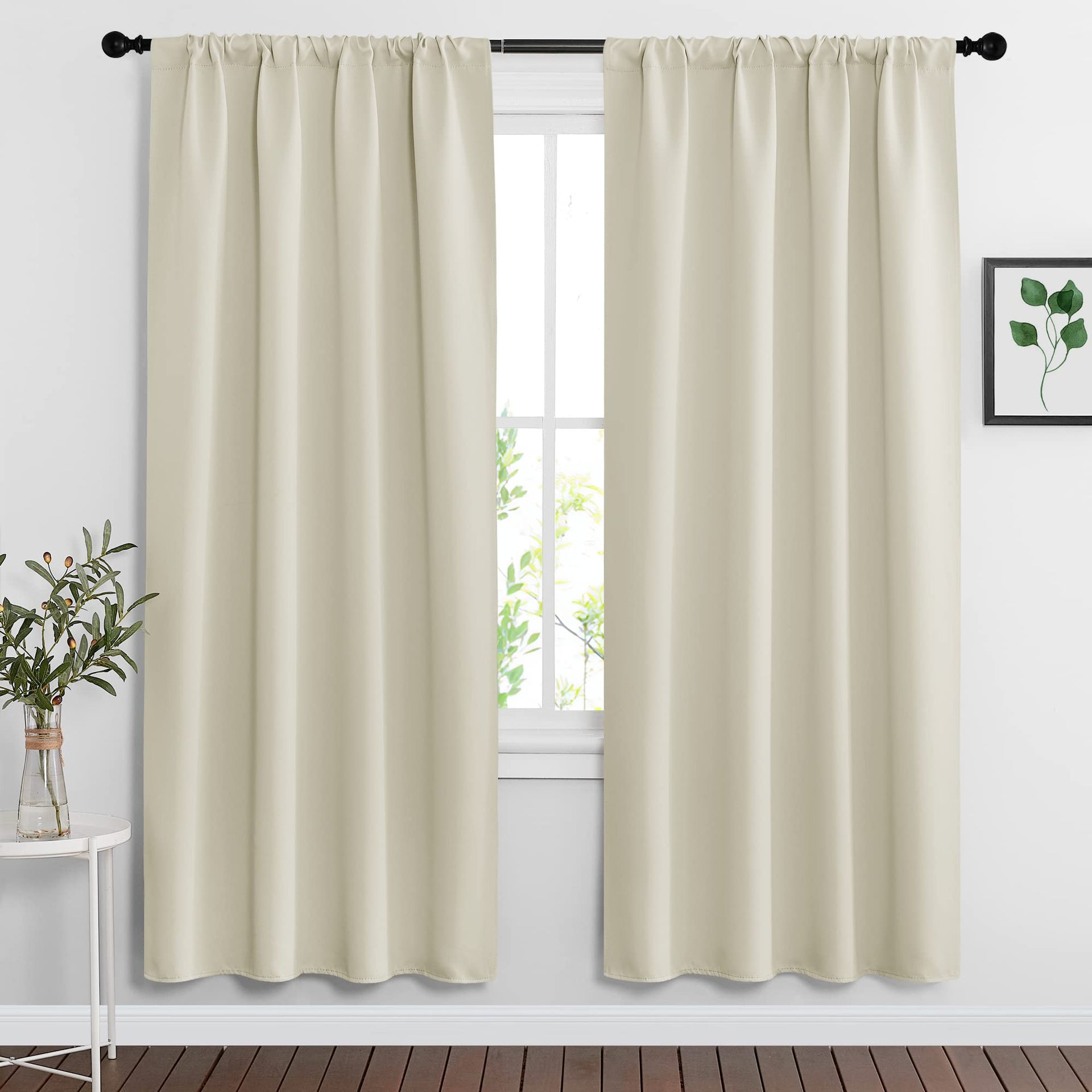 Curtains for Bedroom Living Room Nursery Office 72 inches Long