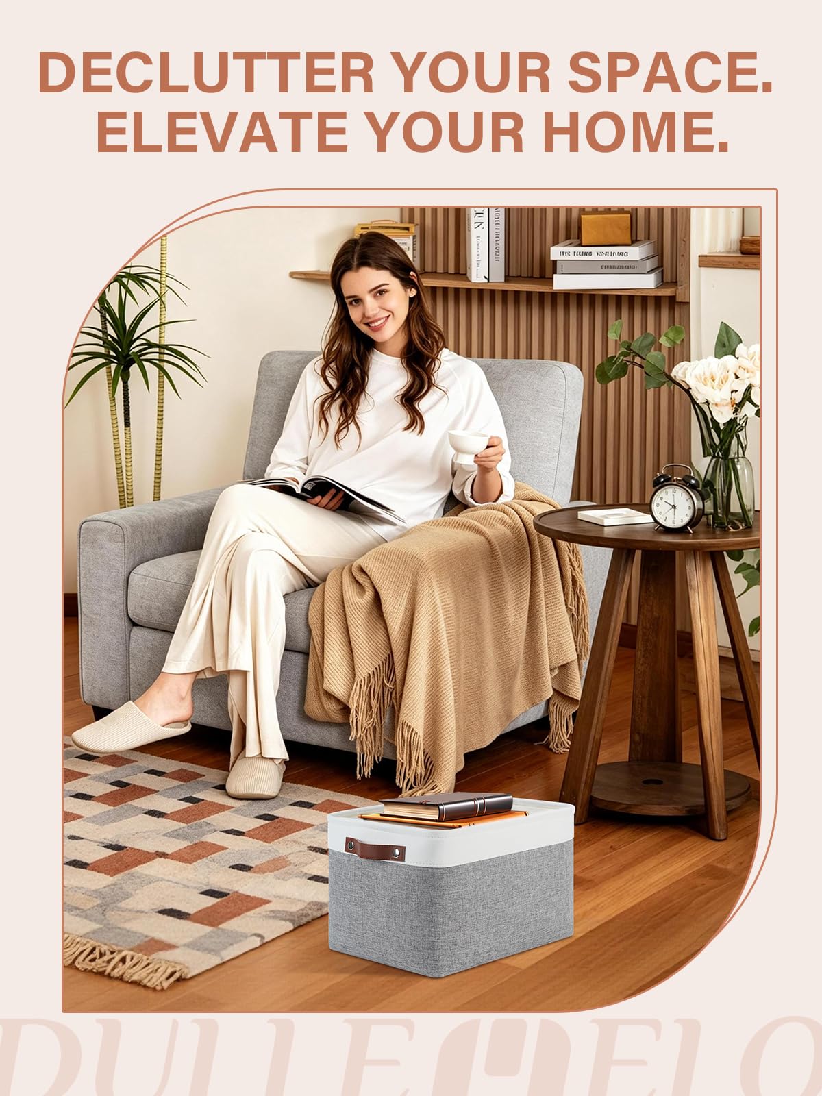 Storage Baskets for Organizing (3 Count)