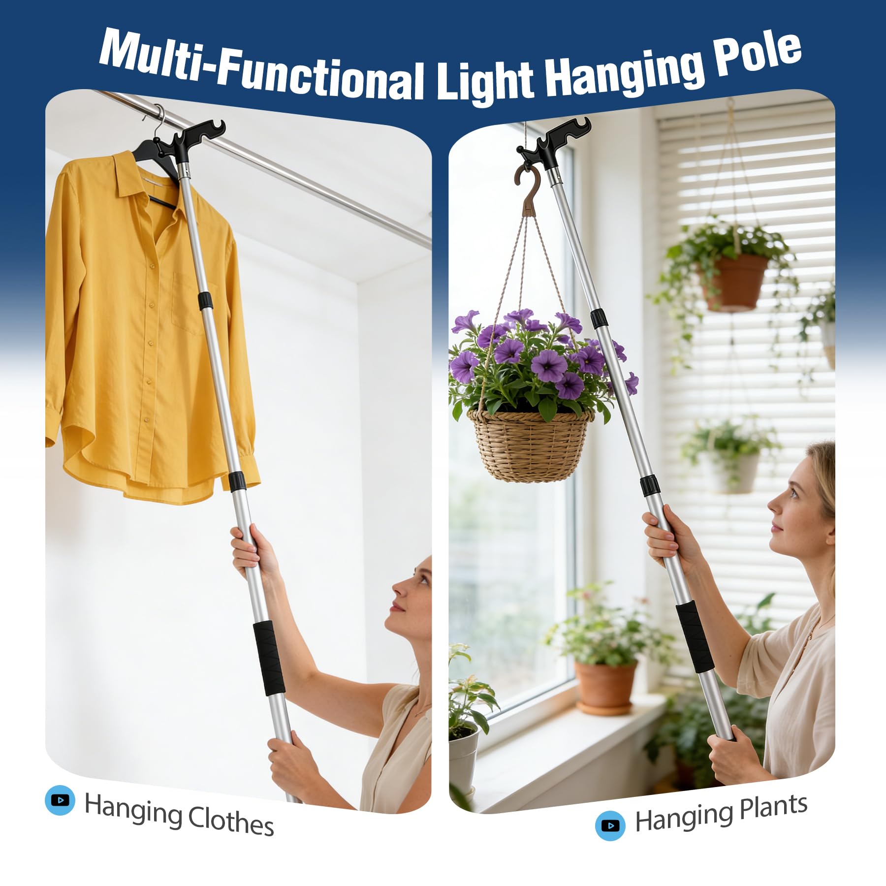 15 Foot High Ceiling Duster Kit with 4