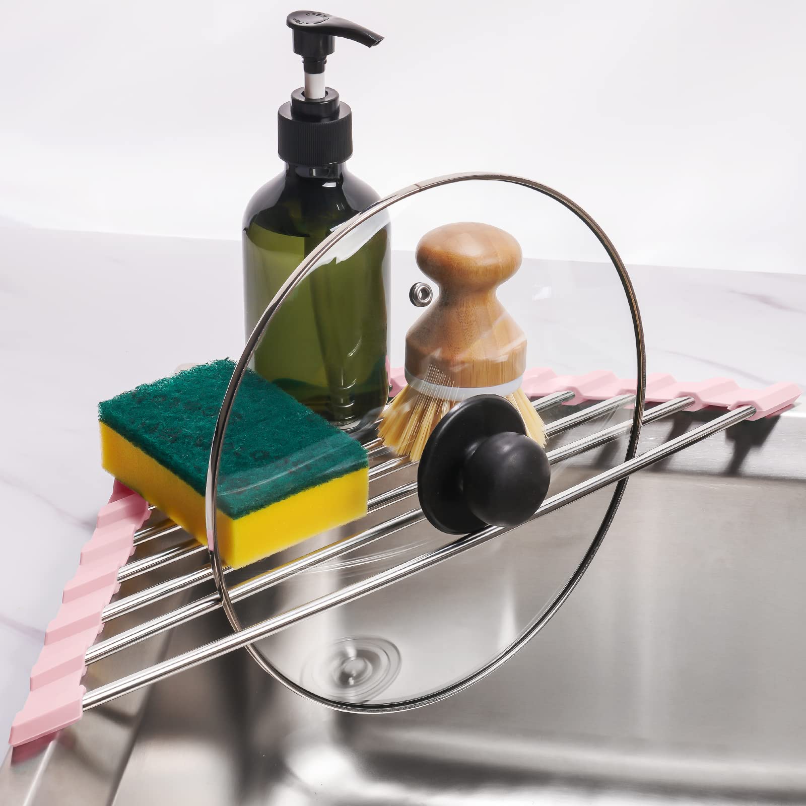Triangle Foldable Dish Drying Rack